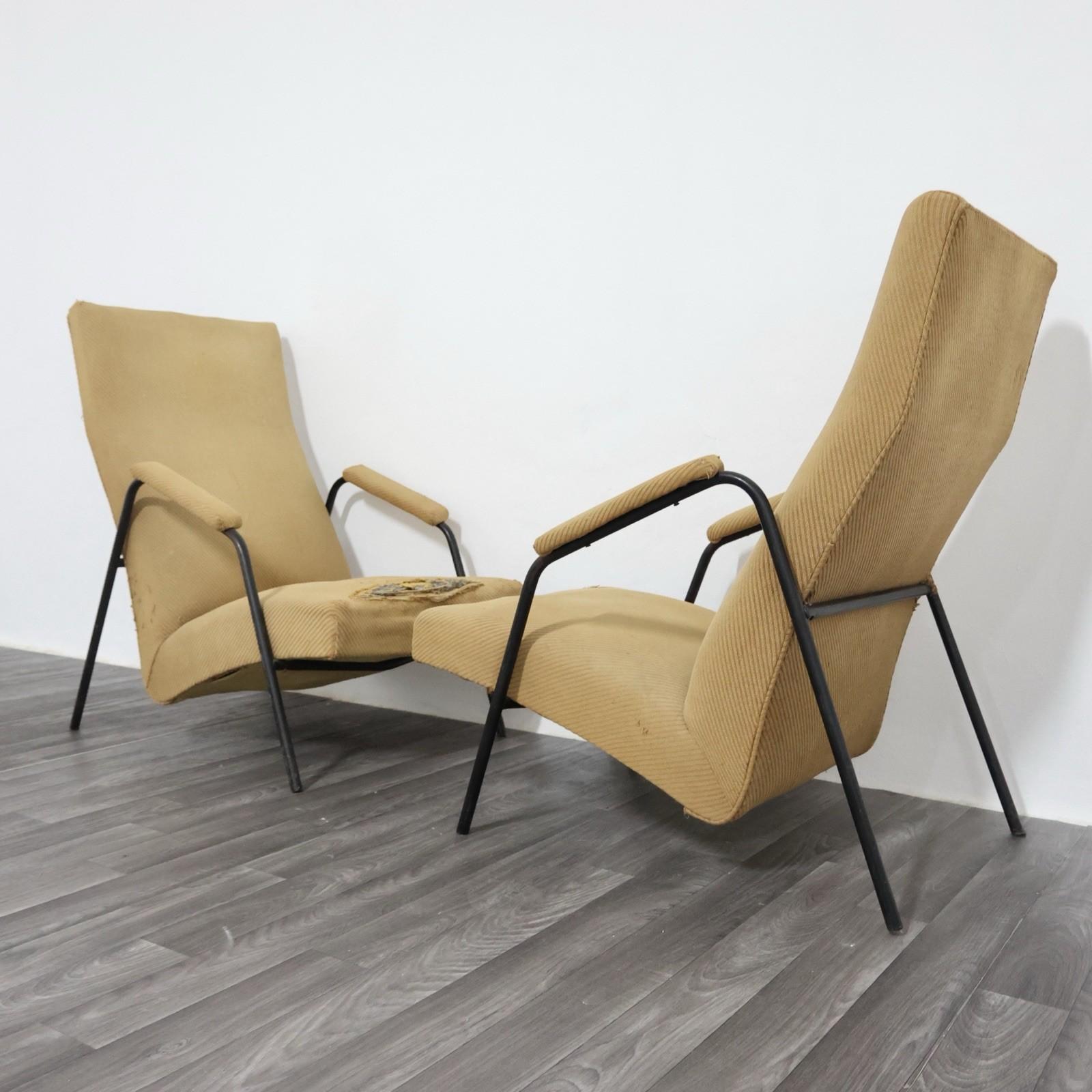 ALF SVENSSON LJUNG INDUSTRIER Paire de fauteuils Modern Design 1950's en vente 4