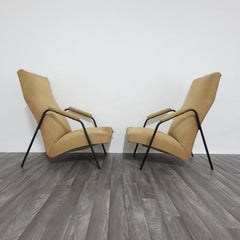 ALF SVENSSON LJUNG INDUSTRIER Pair Of Armchairs Modern Design 1950's