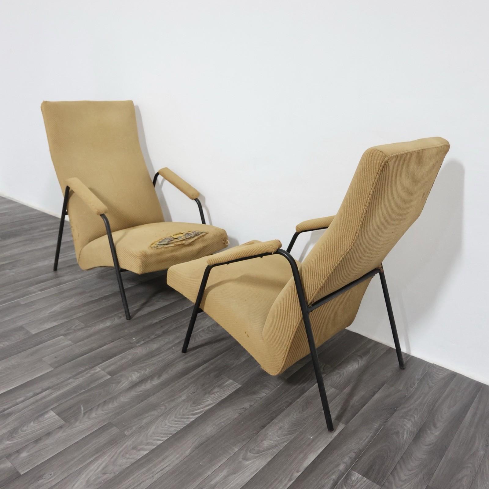 ALF SVENSSON LJUNG INDUSTRIER Paire de fauteuils Modern Design 1950's en vente 2