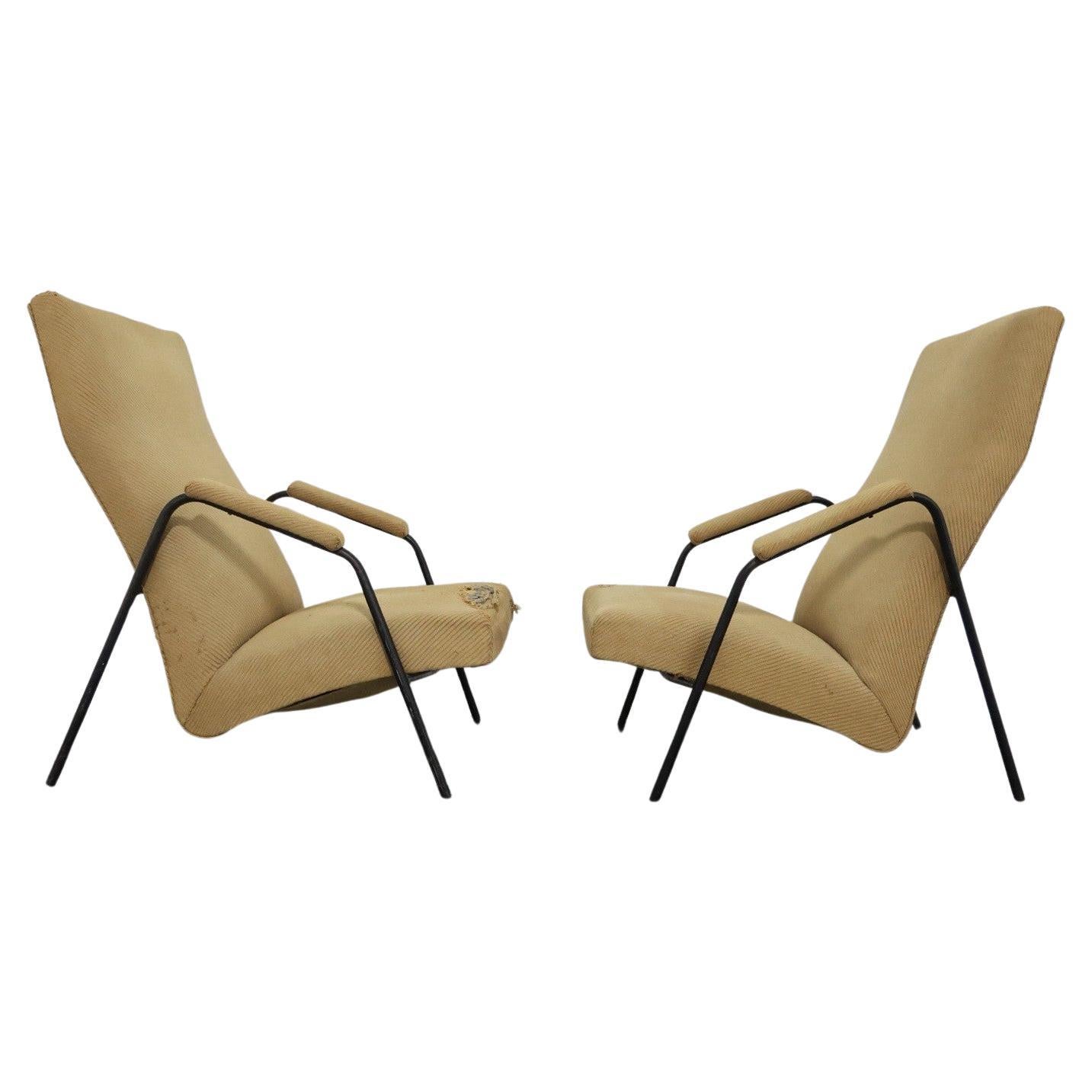 ALF SVENSSON LJUNG INDUSTRIER Paire de fauteuils Modern Design 1950
s en vente