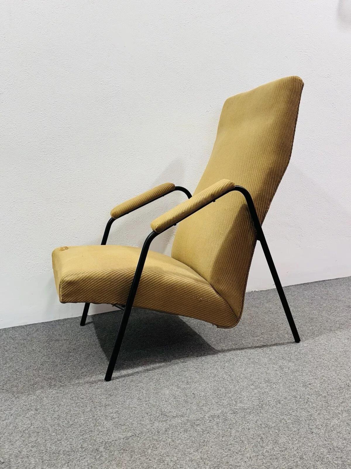 Mid-20th Century Alf Svensson Ljung Industrier lounge Chair Suède Design 1950's Modernism en vente