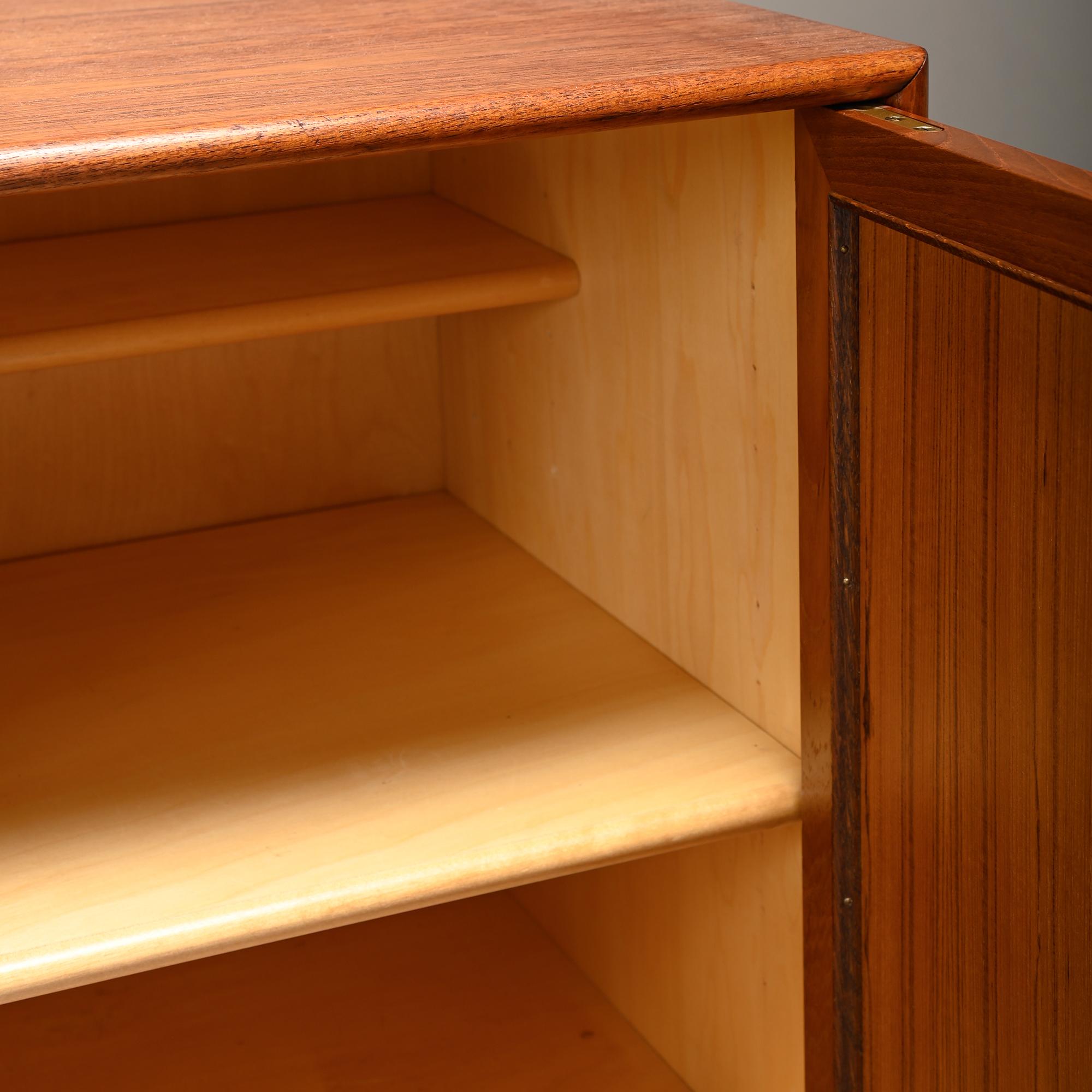 Alf Svensson Norrland Sideboard in Teak and Rattan for Bjästa Möbelfabrik Sweden For Sale 11