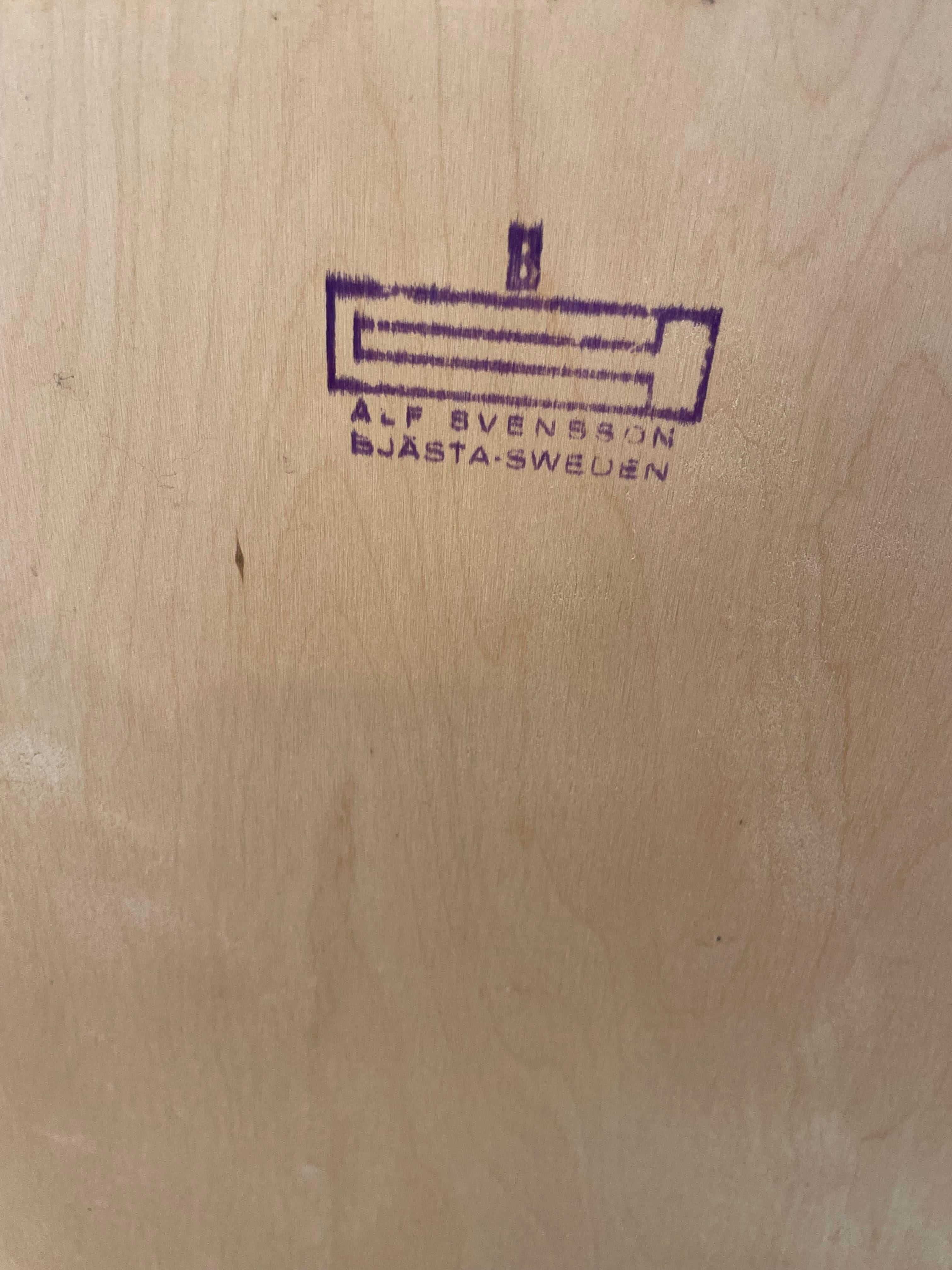 Alf Svensson oak double chest of drawers in vendita 11