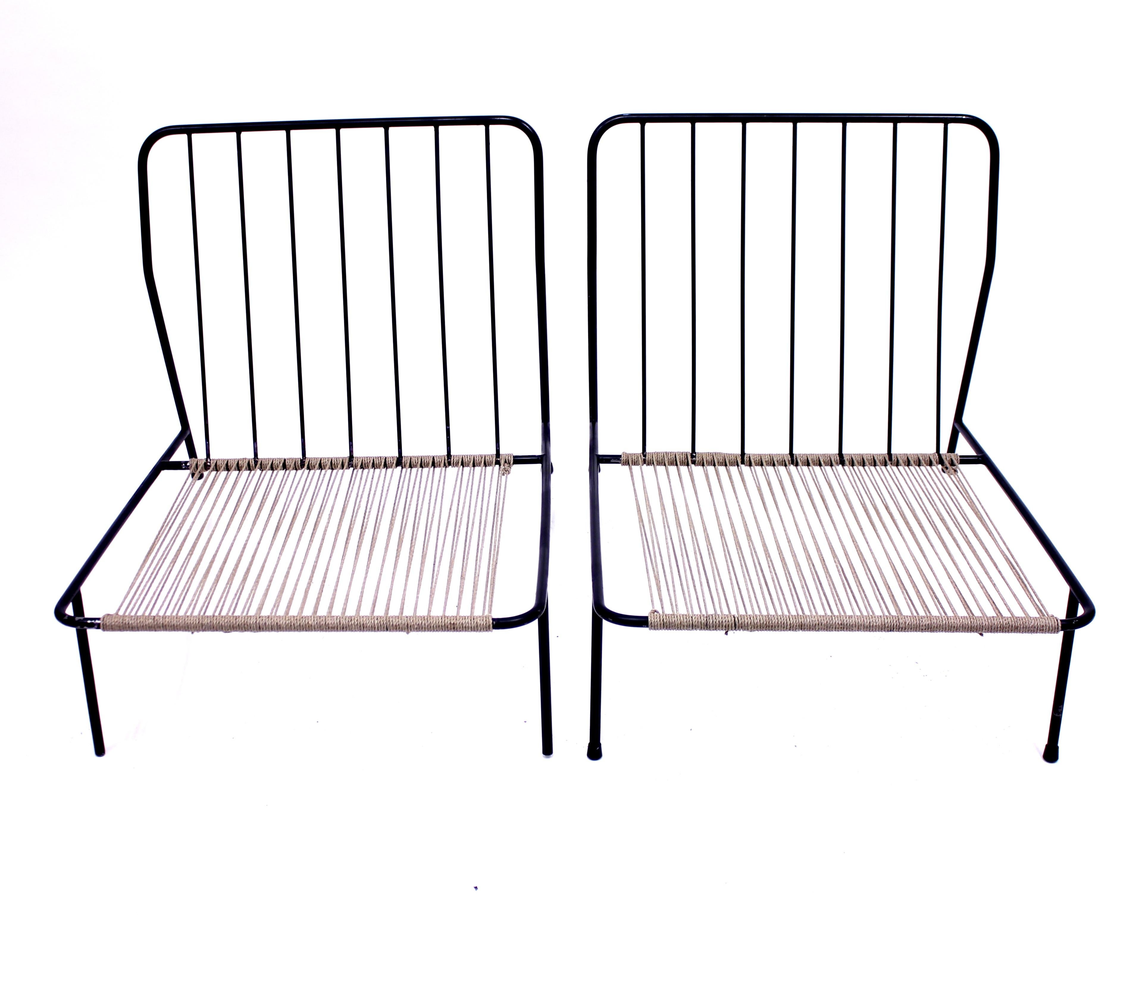 Alf Svensson, Pair of Domus Lounge Chairs, DUX, 1950s For Sale 5