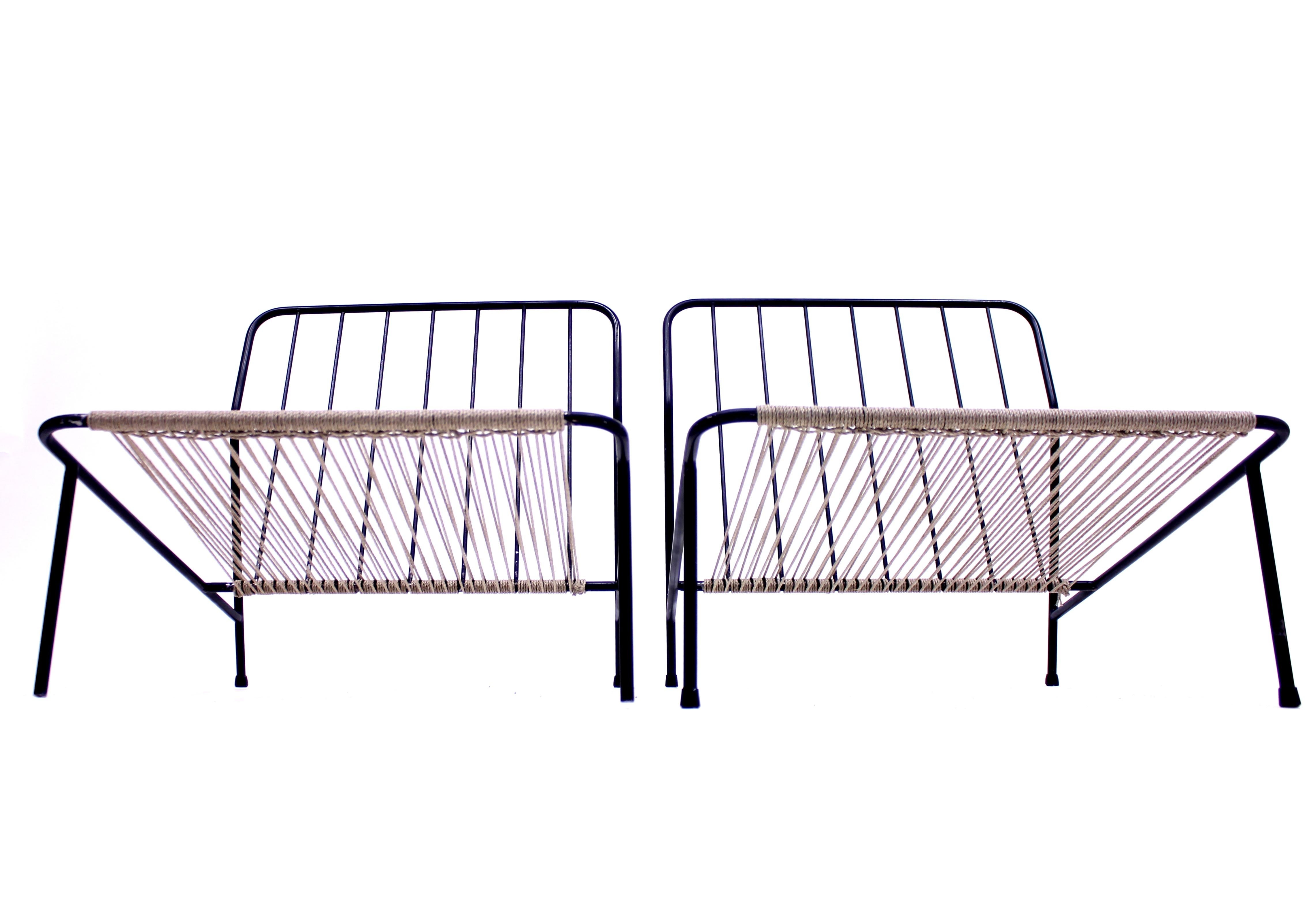 Alf Svensson, Pair of Domus Lounge Chairs, DUX, 1950s For Sale 7