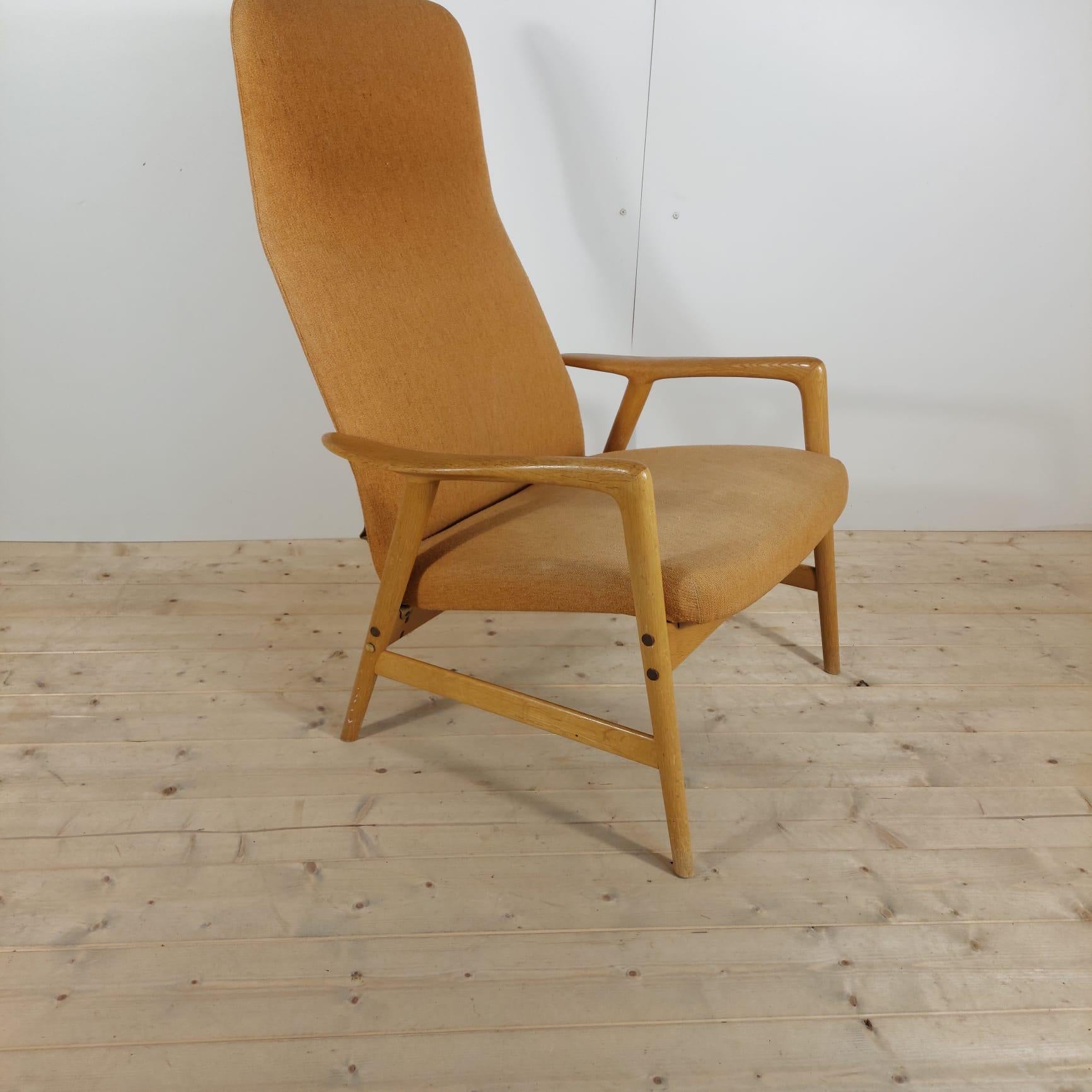 Swedish Fauteuil inclinable Alf Svensson, Suède années 1960 en vente
