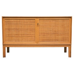 Alf Svensson Sideboard in Oak and Cane, Bjästa Möbelfabrik, Sweden, 1960s