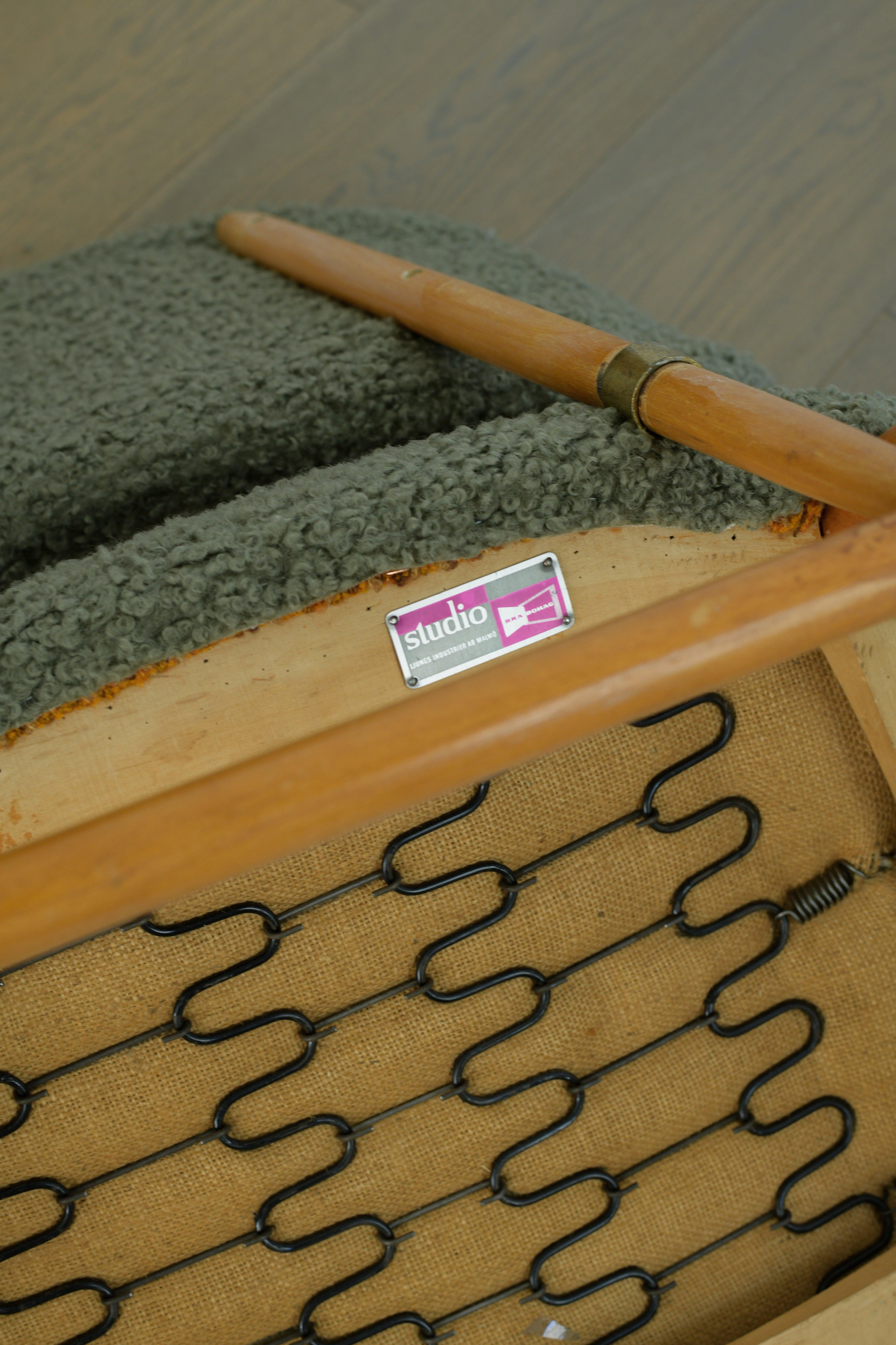 Alf Svensson Sillas de salón TeVe de Ljungs Industrier AB Suecia, 1953 en venta 9