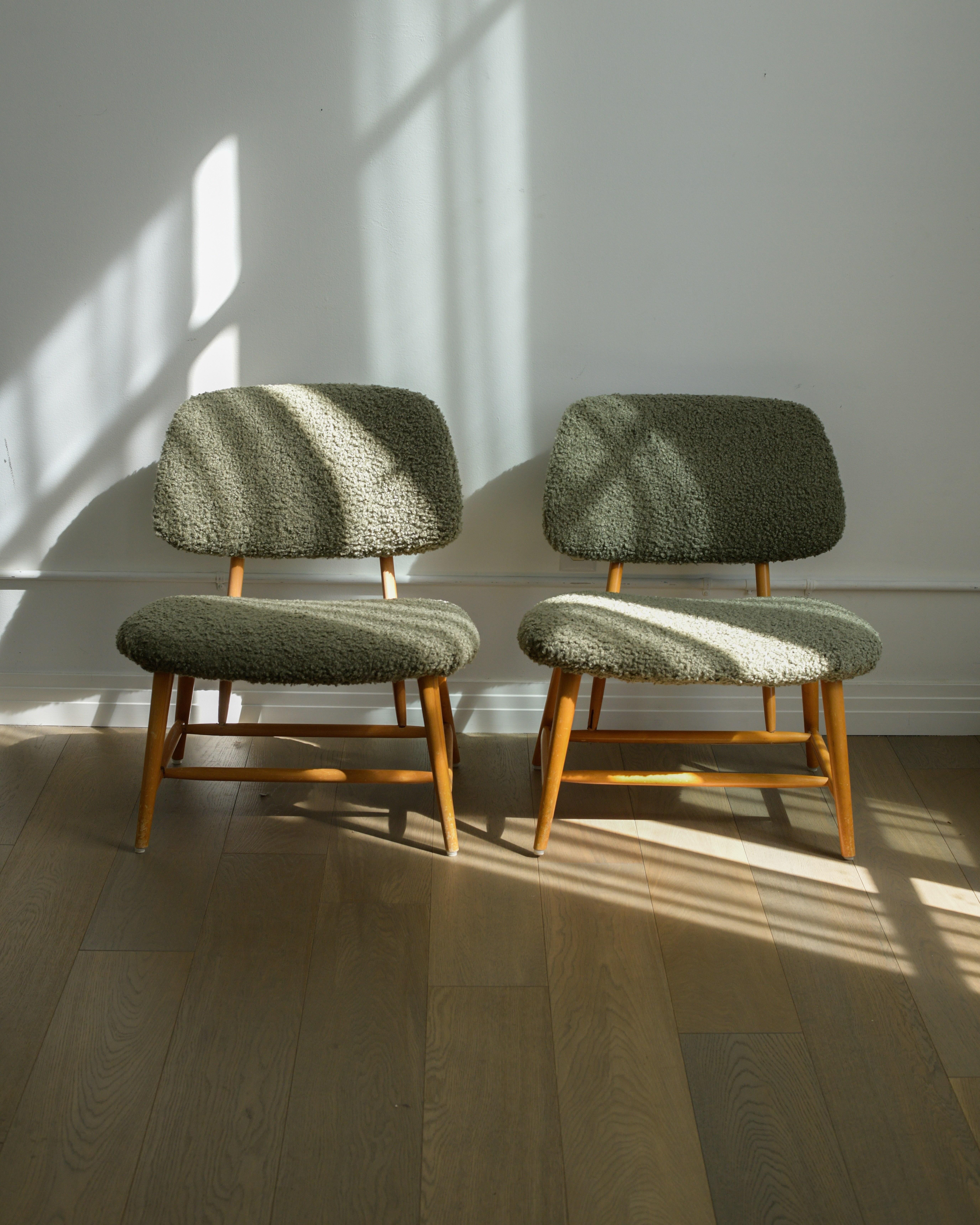 Alf Svensson Sillas de salón TeVe de Ljungs Industrier AB Suecia, 1953 Sueco en venta