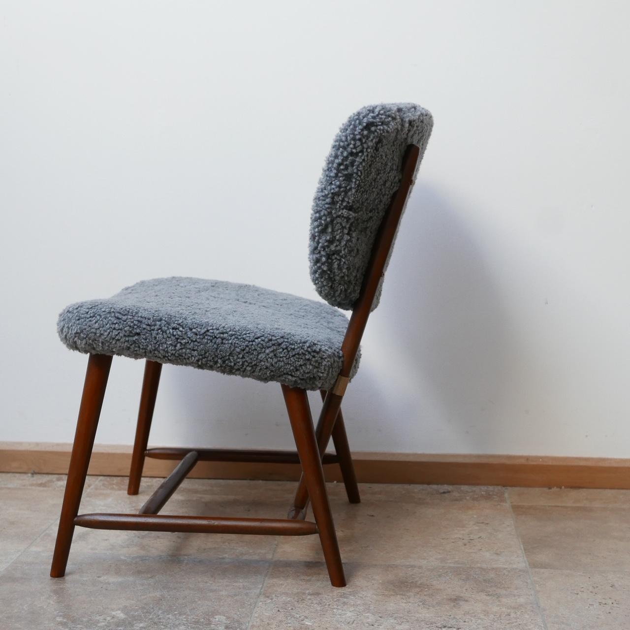 Alf Svensson 'TeVe' Sheepskin Shearling Lounge Chair 3
