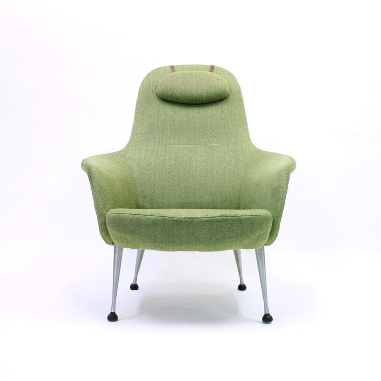 Swedish Alf Svensson, Very Rare Lounge Chair Model Napoli for DUX, 1960s For Sale