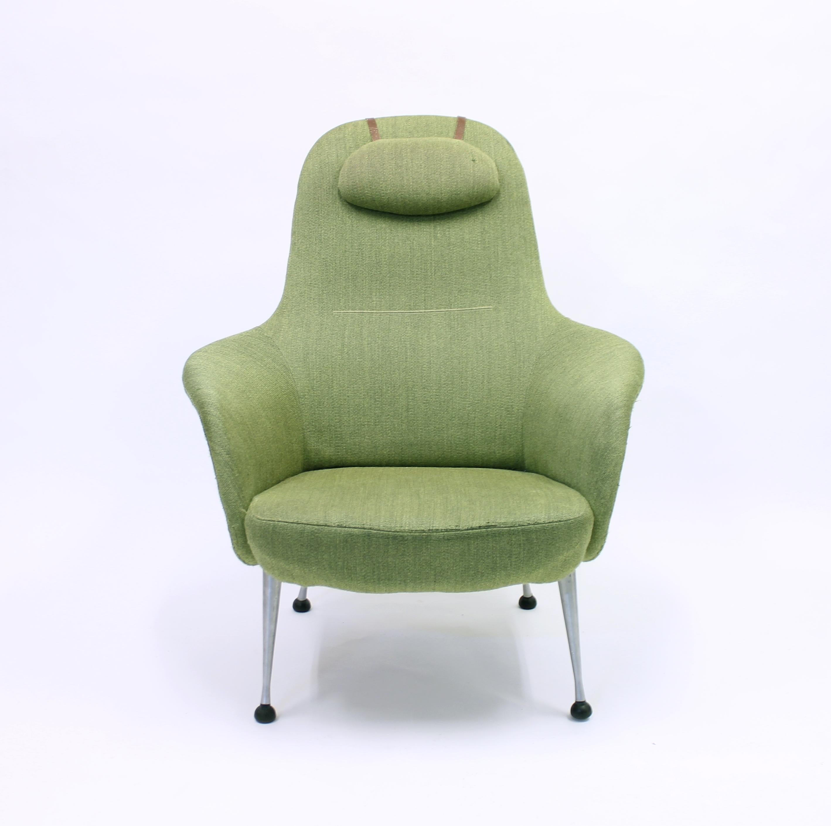 Swedish Alf Svensson, Very Rare Lounge Chair Model Napoli for DUX, 1960s
