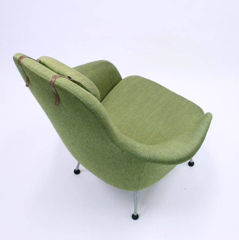 Metal Alf Svensson, Very Rare Lounge Chair Model Napoli for DUX, 1960s For Sale