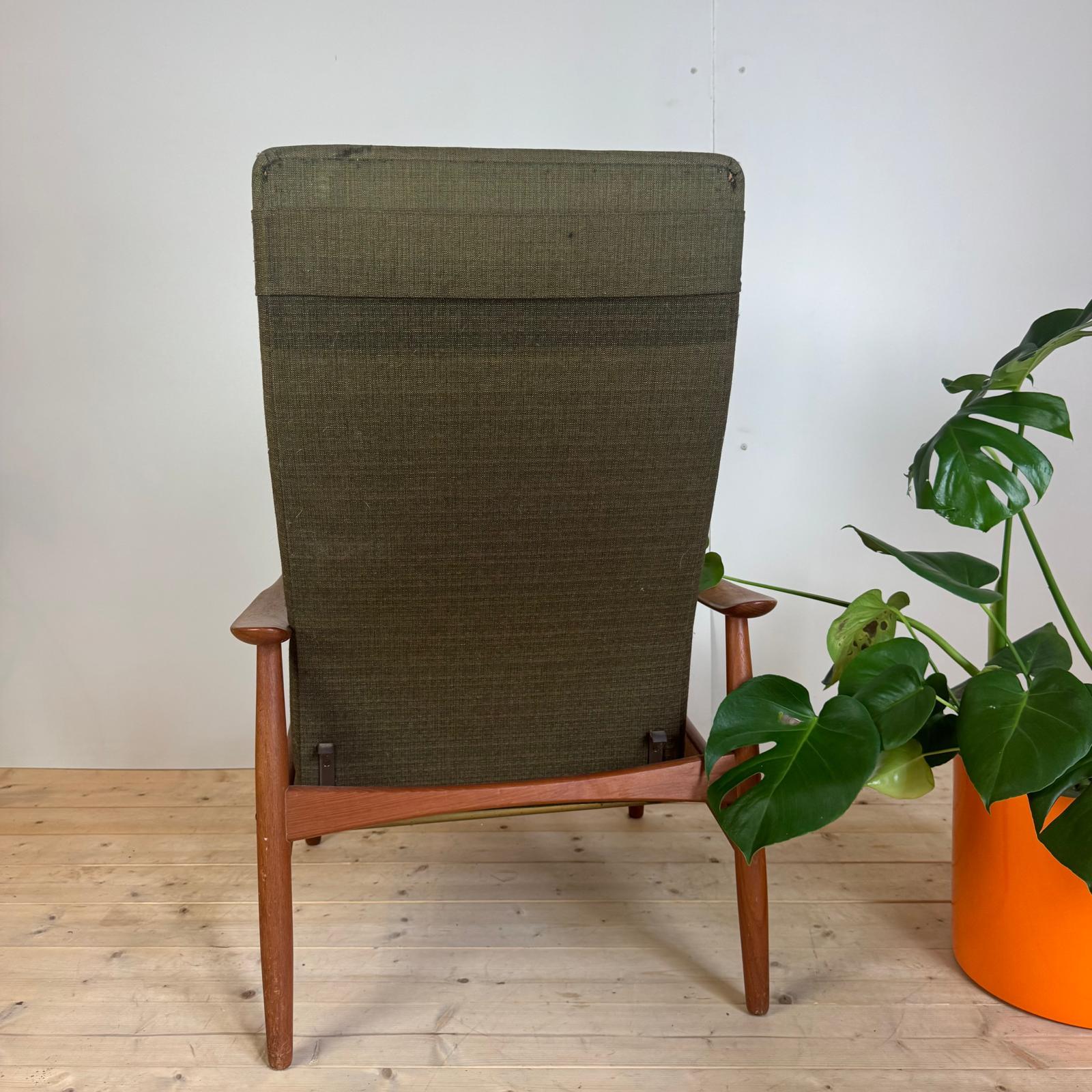 Mid-Century Modern Fauteuil vintage Alf Svensson, Suède 1960 en vente