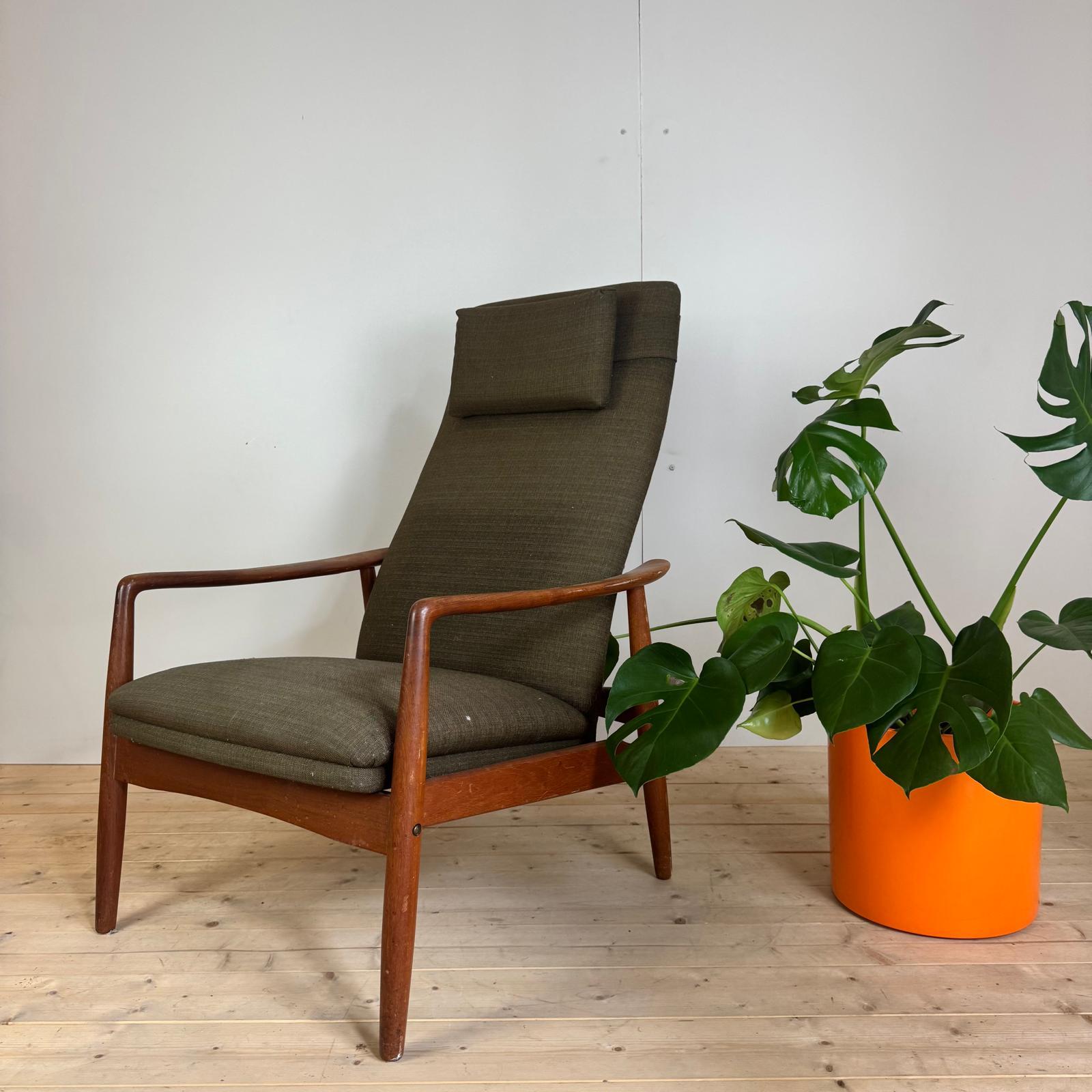Fauteuil vintage Alf Svensson, Suède 1960 Bon état - En vente à Torino, IT