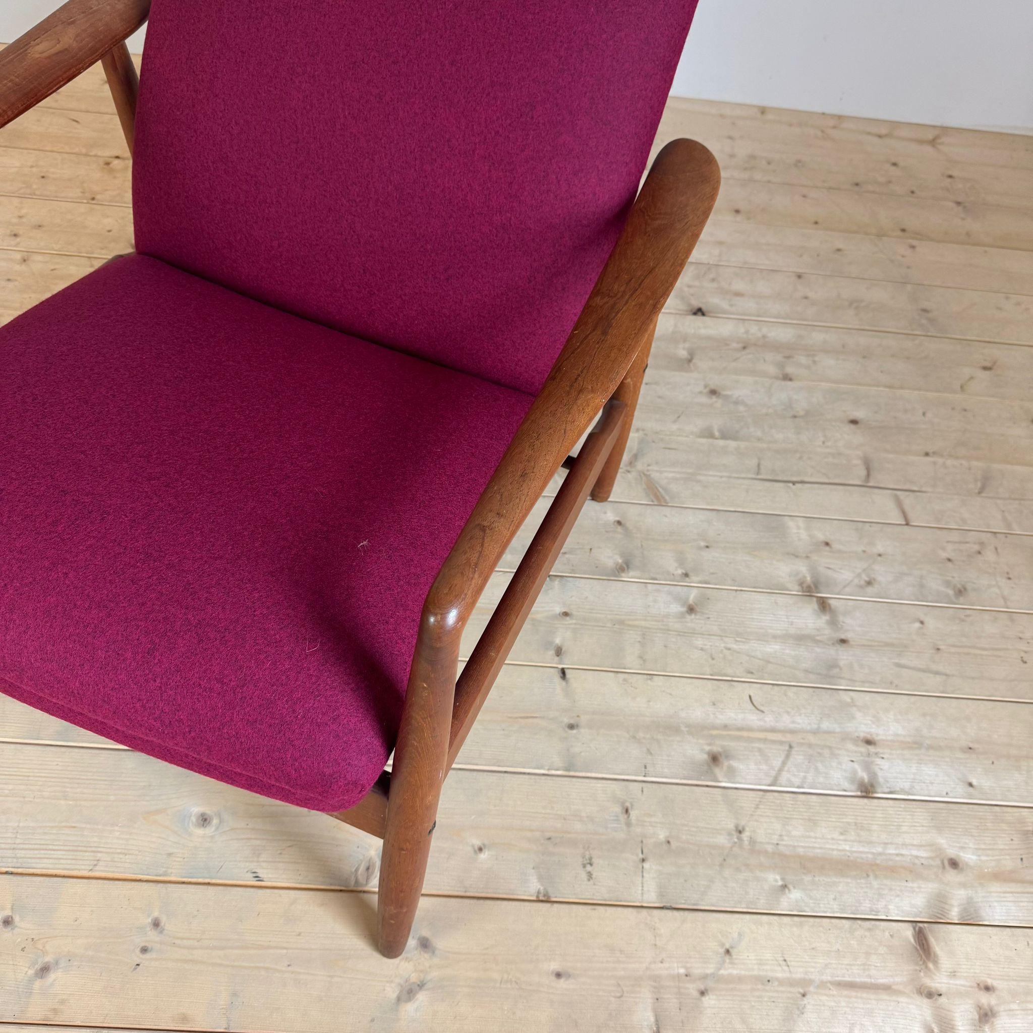 Swedish Fauteuil vintage Alf Svensson, Suède 1960 en vente