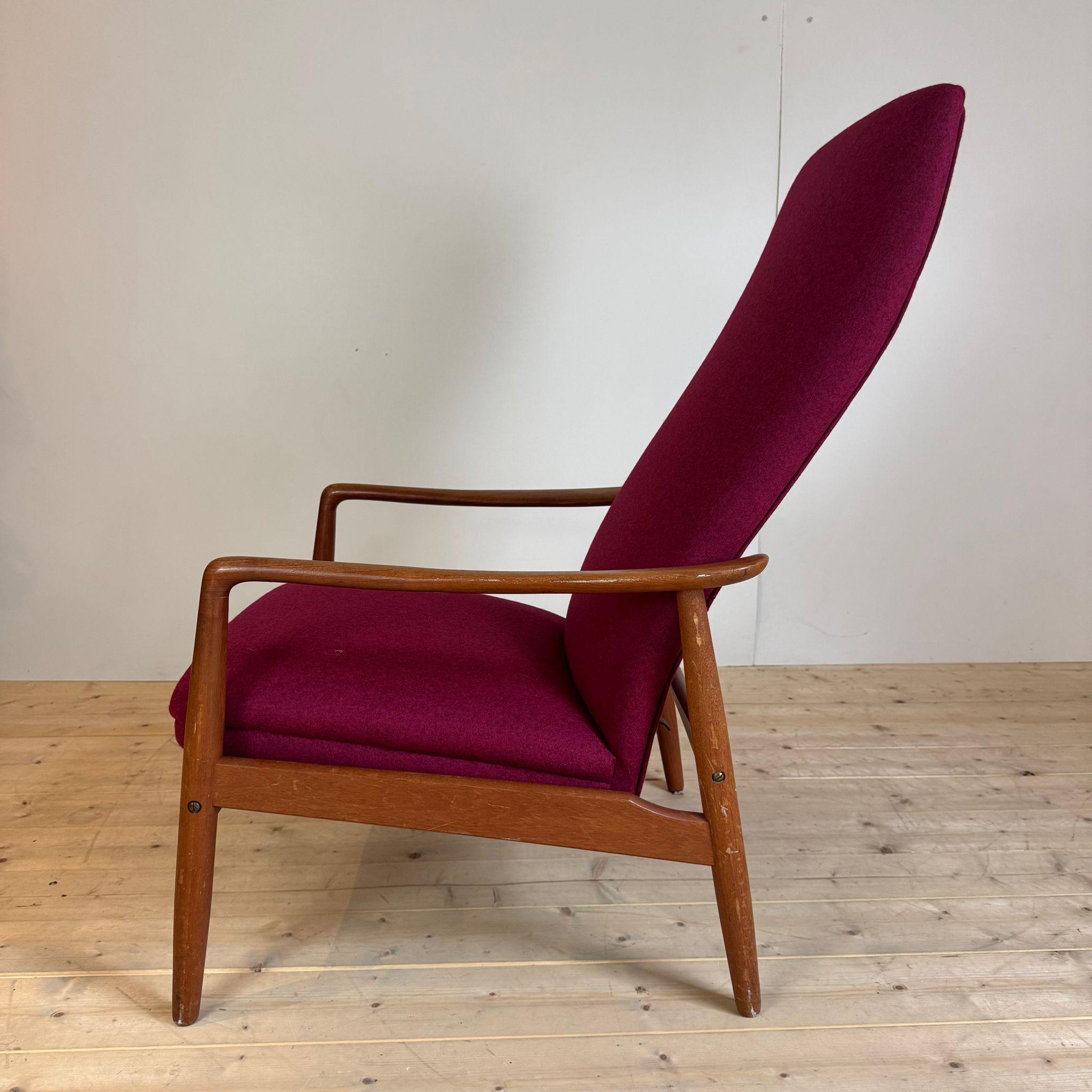 Fauteuil vintage Alf Svensson, Suède 1960 en vente 1
