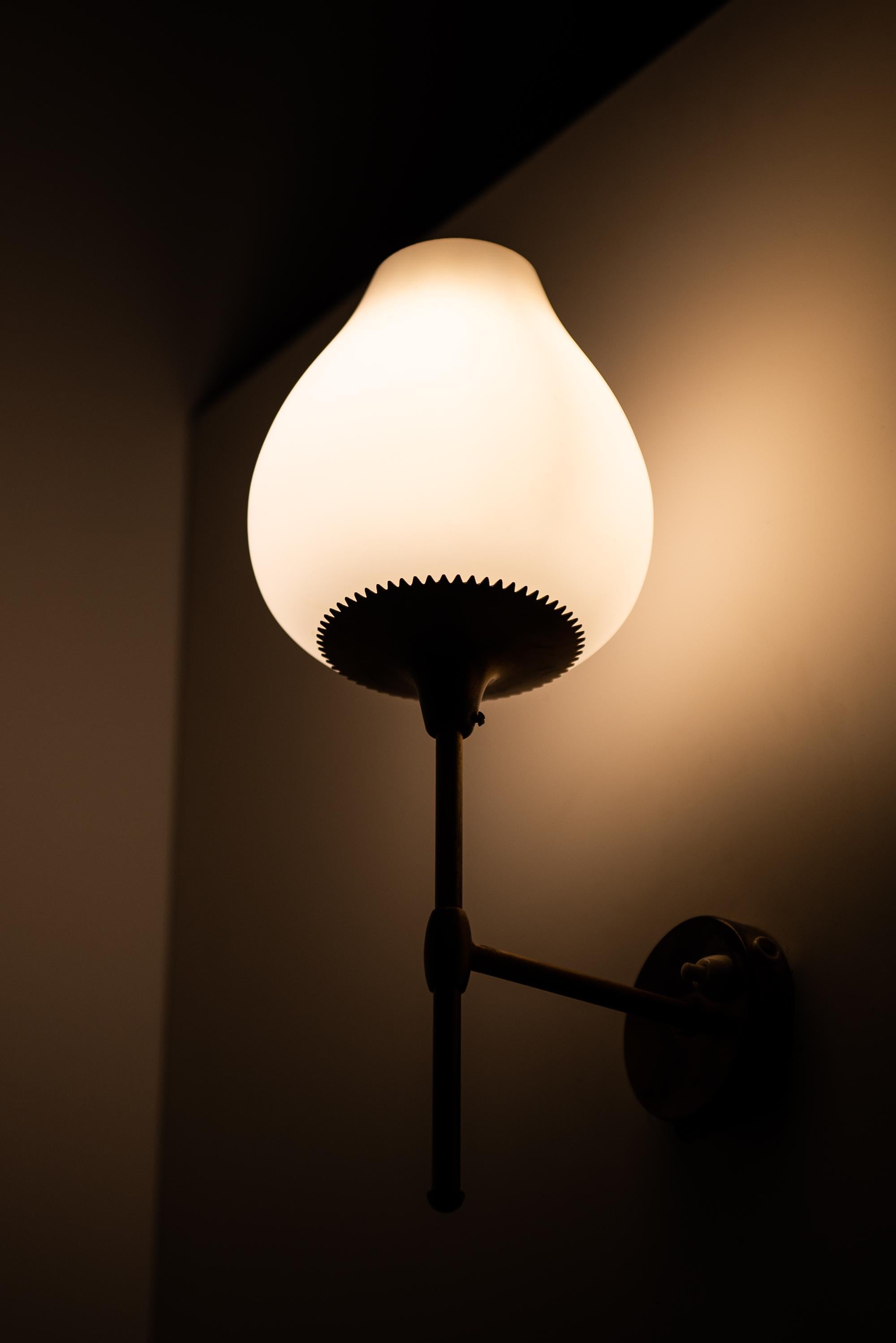 Swedish Alf Svensson Wall Lamps Produced by Bergboms in Sweden