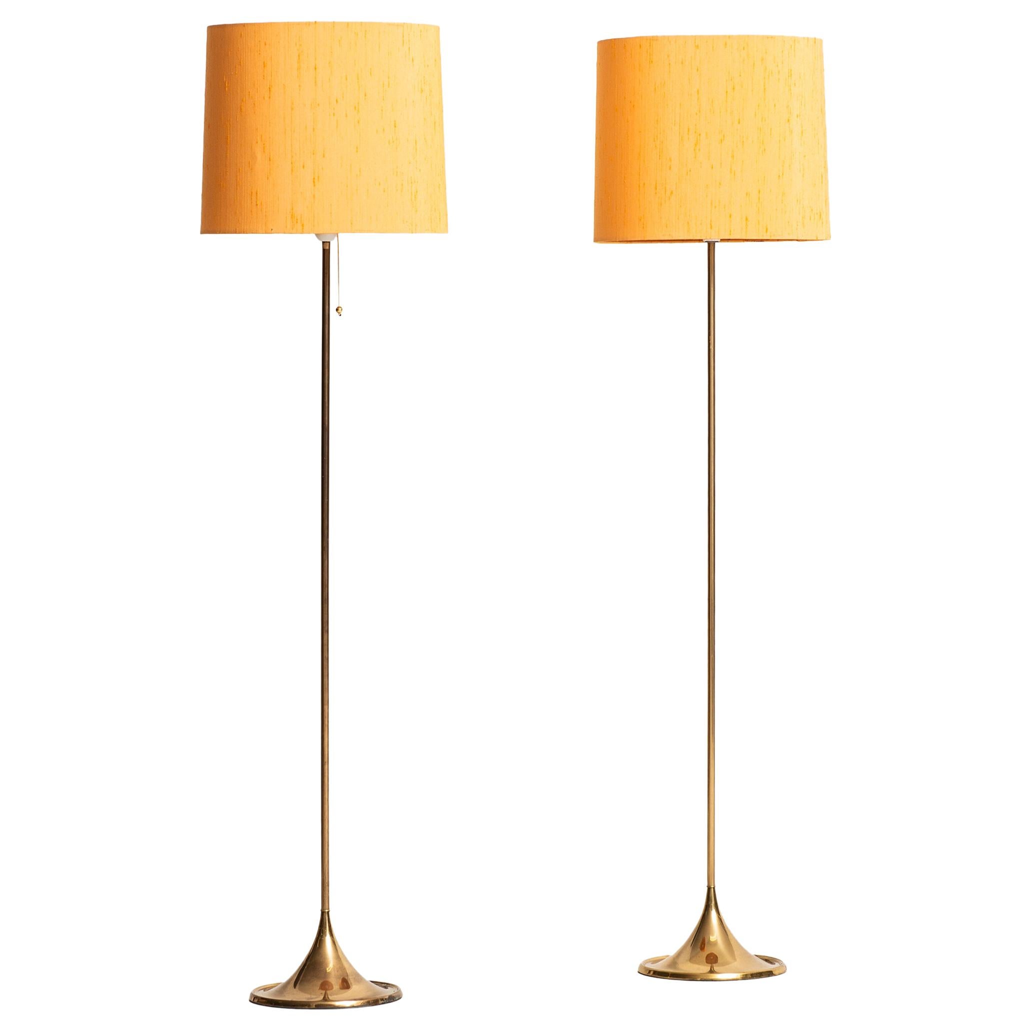 Alf Svensson & Yngvar Sandström Floor Lamps Model G-024 by Bergbom in Sweden For Sale