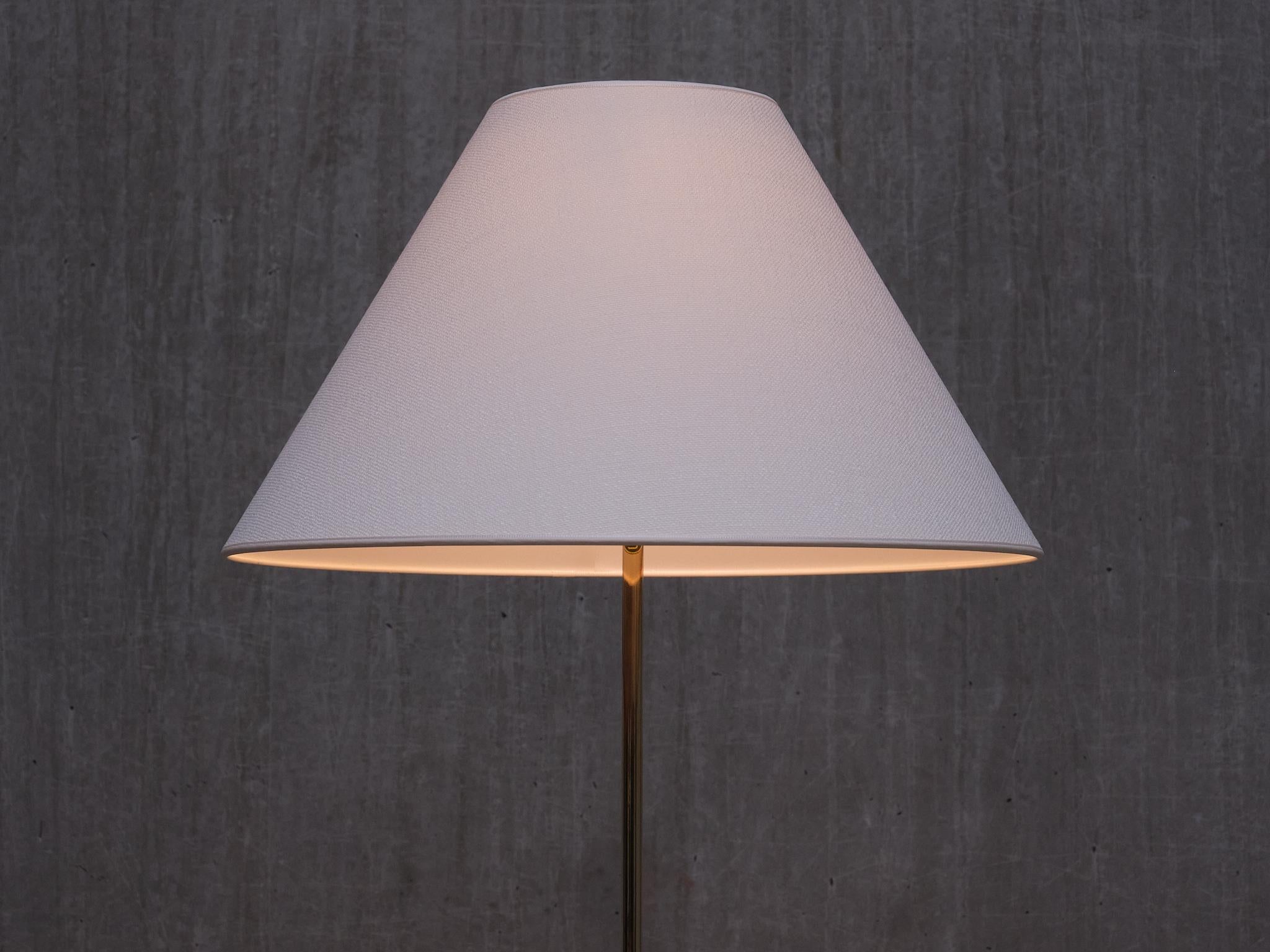 Alf Svensson & Yngve Sandström G-025 Brass Floor Lamp, Bergboms, Sweden 1960s For Sale 1