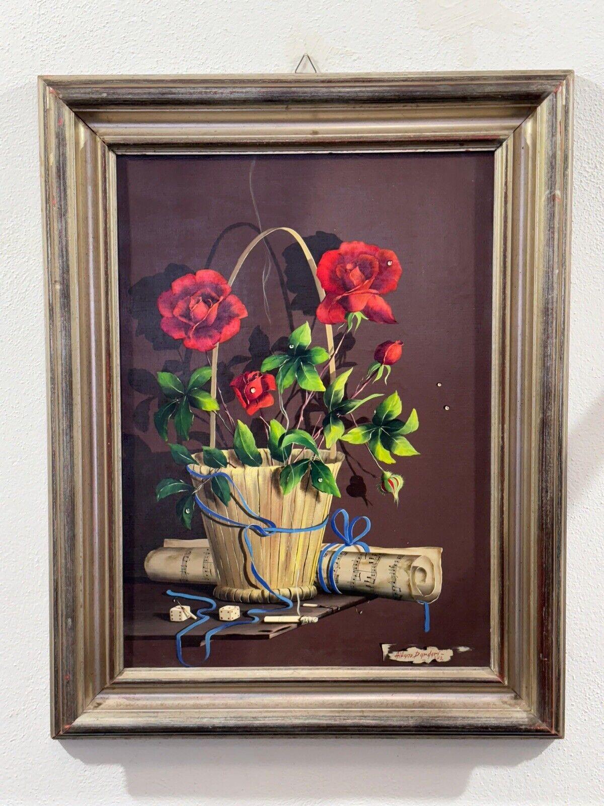 Alfano Dardari Oil Painting on Canvas 1970's.


Measures:

Height 88cm

Width 69 cm


Oil on canvas


In good conservative condition, present signs of time due to use and age. (Please see photos)
