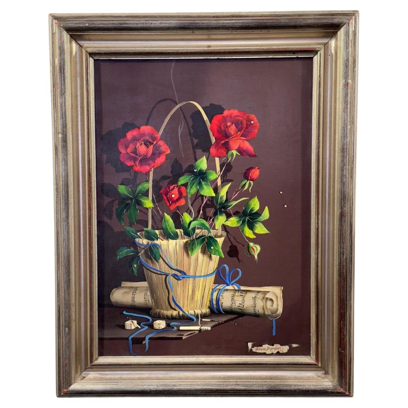 Alfano Dardari Pintura al óleo sobre lienzo 1970's