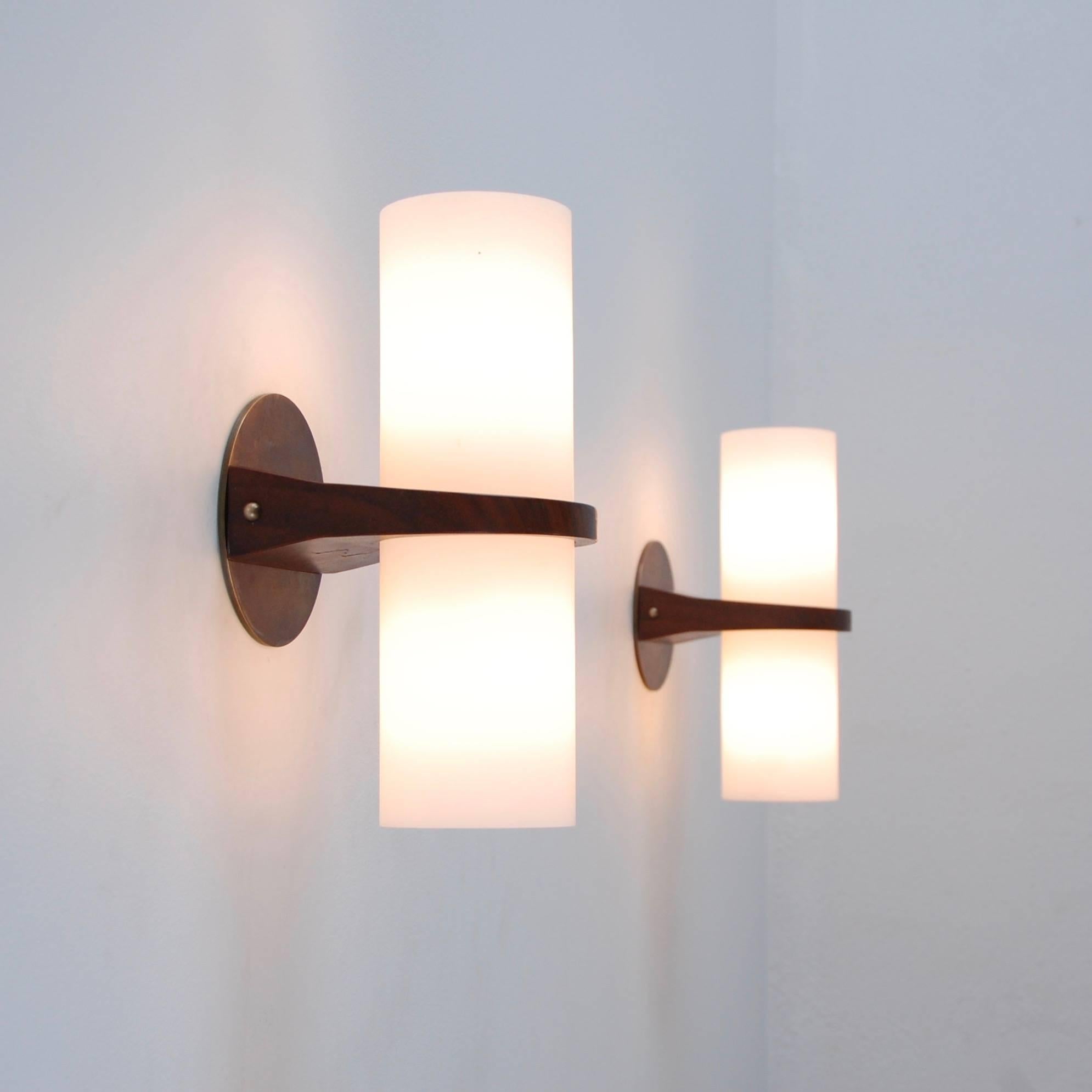 Mid-Century Modern Alfaplex Milano Sconces