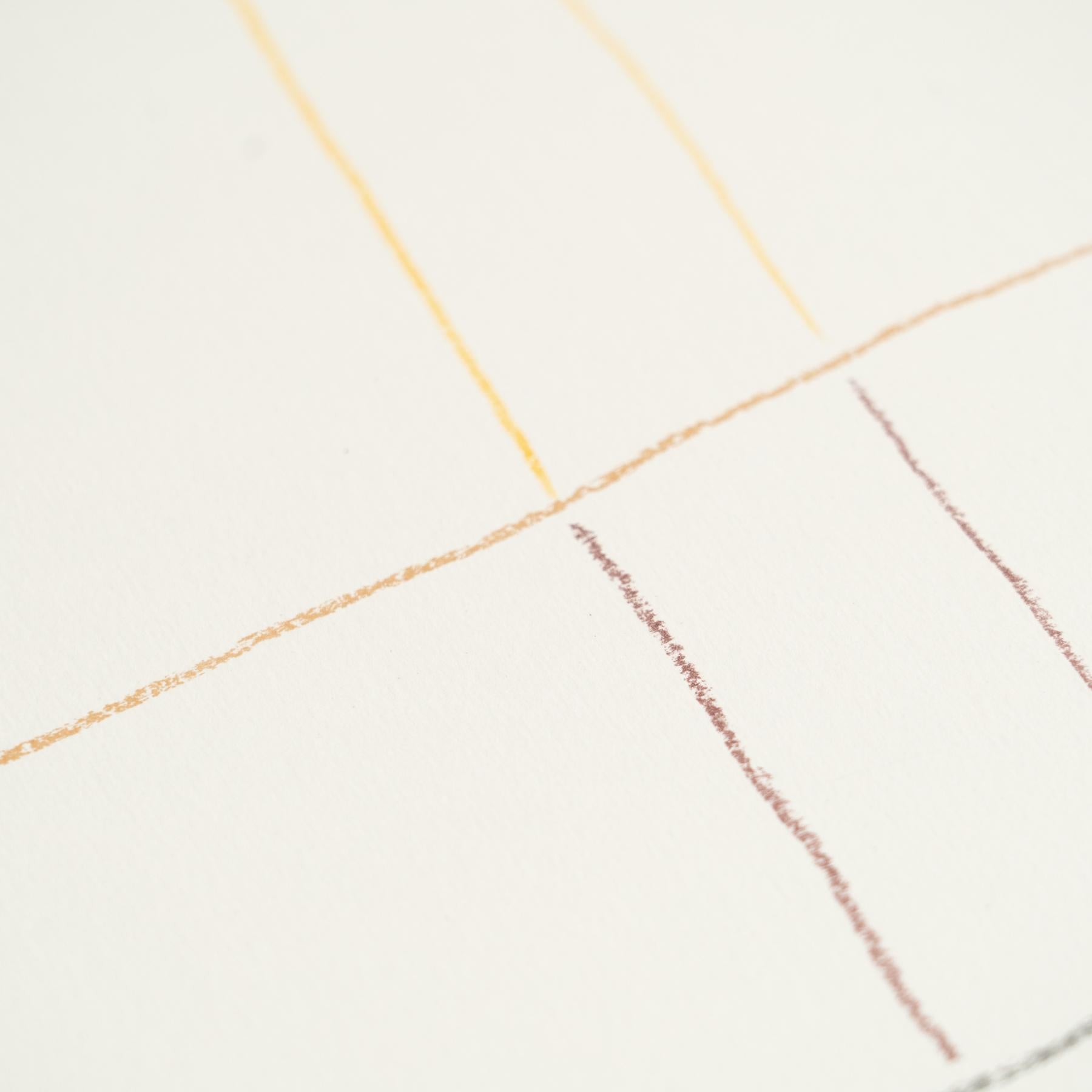 Alfaro Color Abstract Lithography on Paper, 1999 For Sale 4