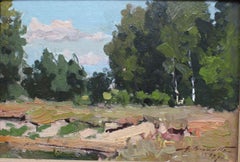 Afternoon. 1959. Cardboard/oil, 19x27.5 cm