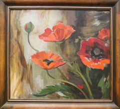 Poppies,  oil/canvas, 54x60 cm