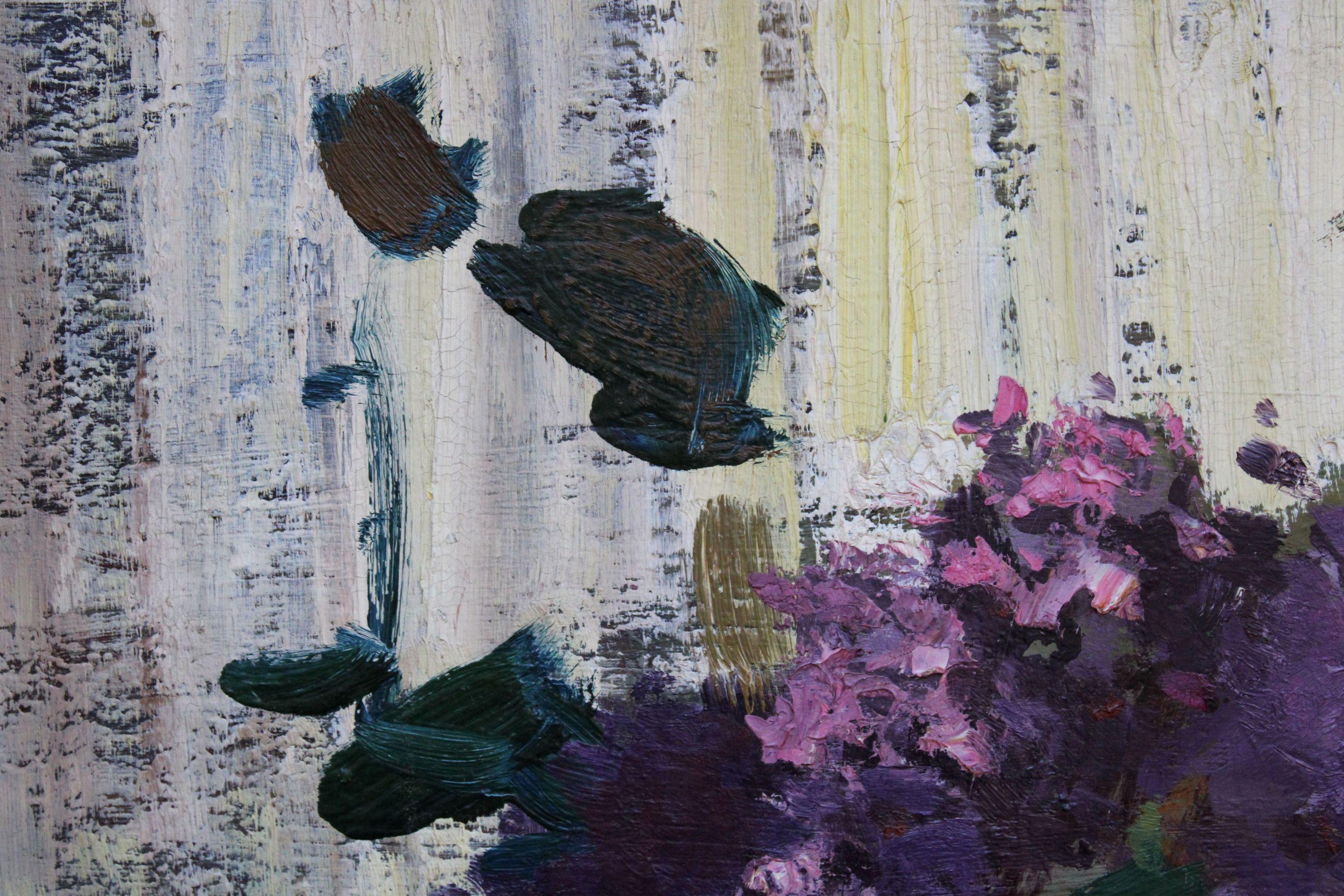The Purple Song, 1960. Öl auf Karton, 68 x 80 cm, Öl im Angebot 7
