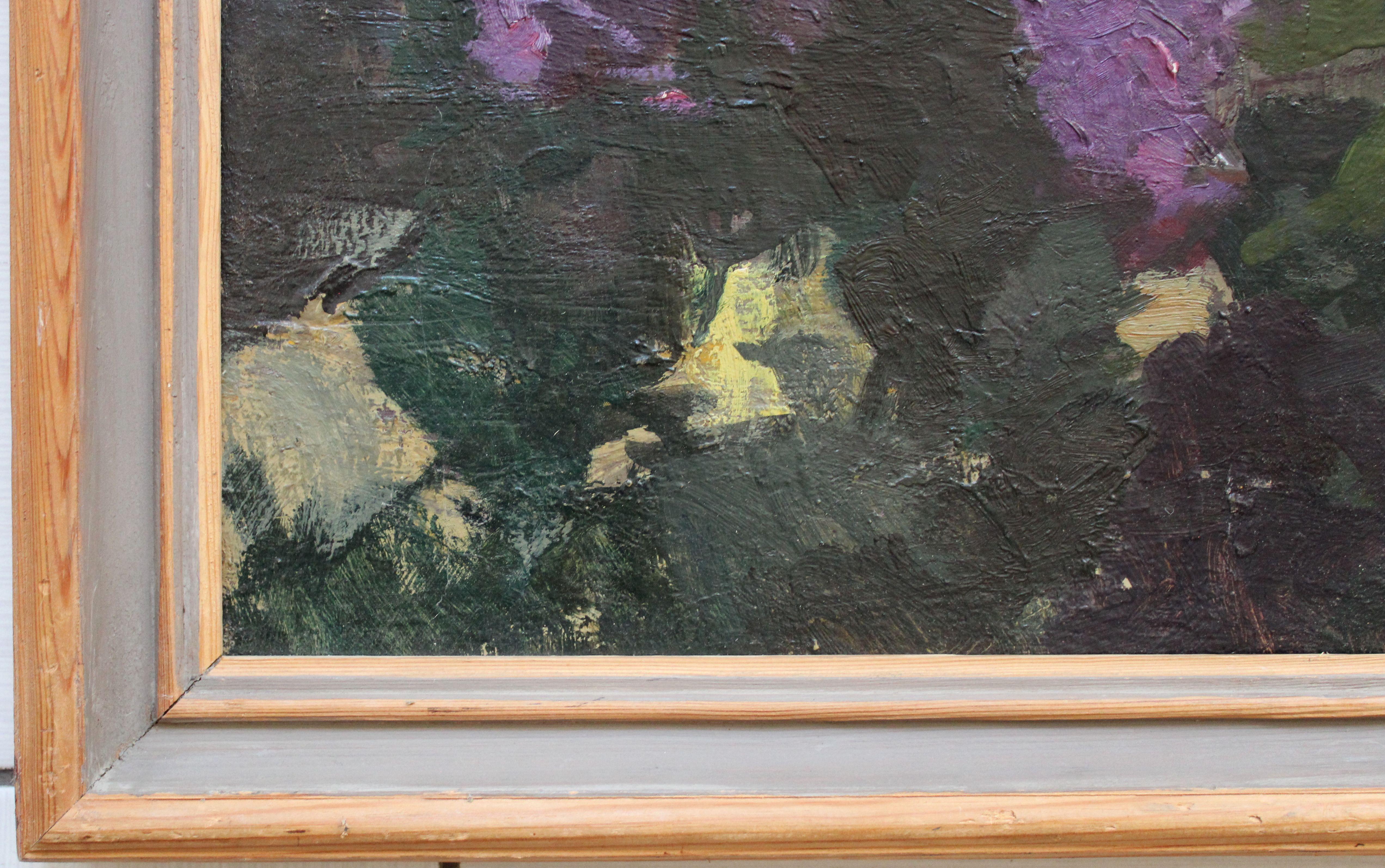 The Purple Song, 1960. Öl auf Karton, 68 x 80 cm, Öl im Angebot 2