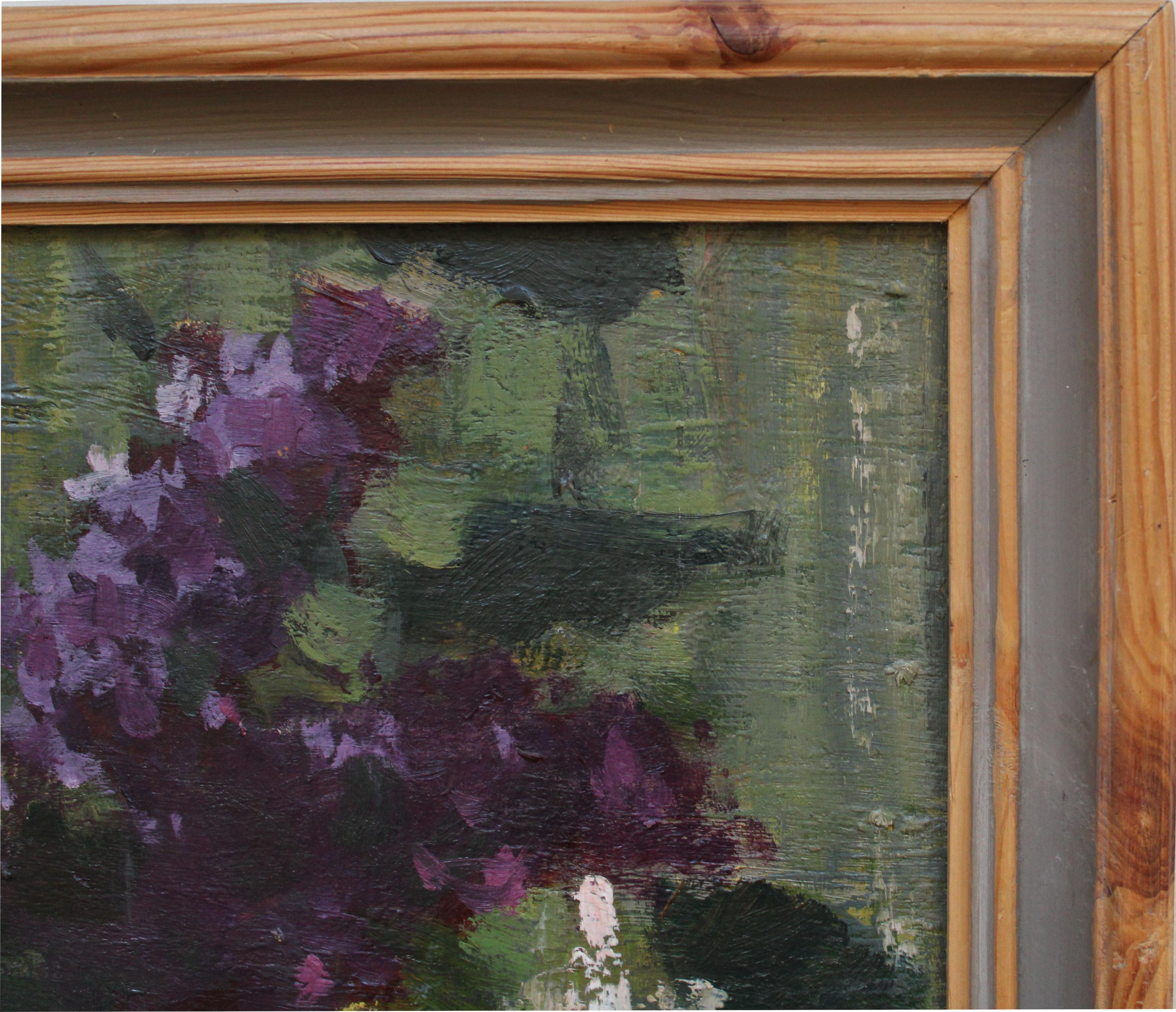 The Purple Song, 1960. Öl auf Karton, 68 x 80 cm, Öl im Angebot 3