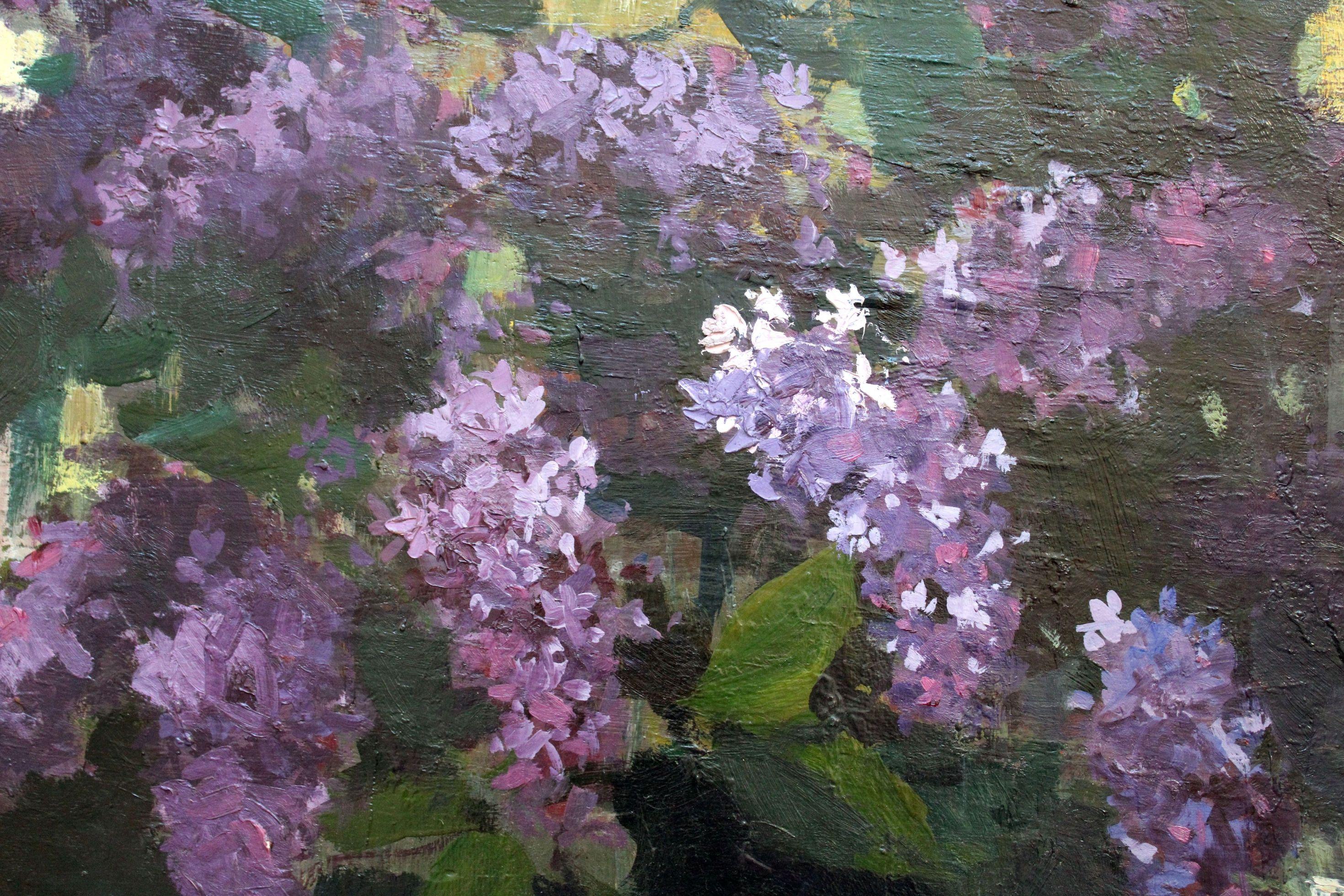 The Purple Song, 1960. Öl auf Karton, 68 x 80 cm, Öl im Angebot 4