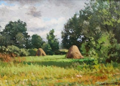 Die Wiese eines jungen Bauern,  Öl/Leinwand, 50x70 cm