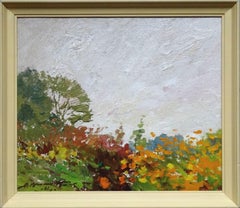 At sun. 1982, oil on cardboard, 29x34 cm