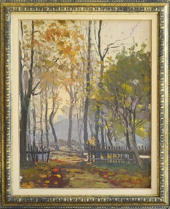 Herbst in der Stadt. 1958, Öl auf Karton, 55, 5 x 43 cm