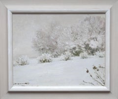 Frost. 1985, oil on cardboard, 40x50 cm