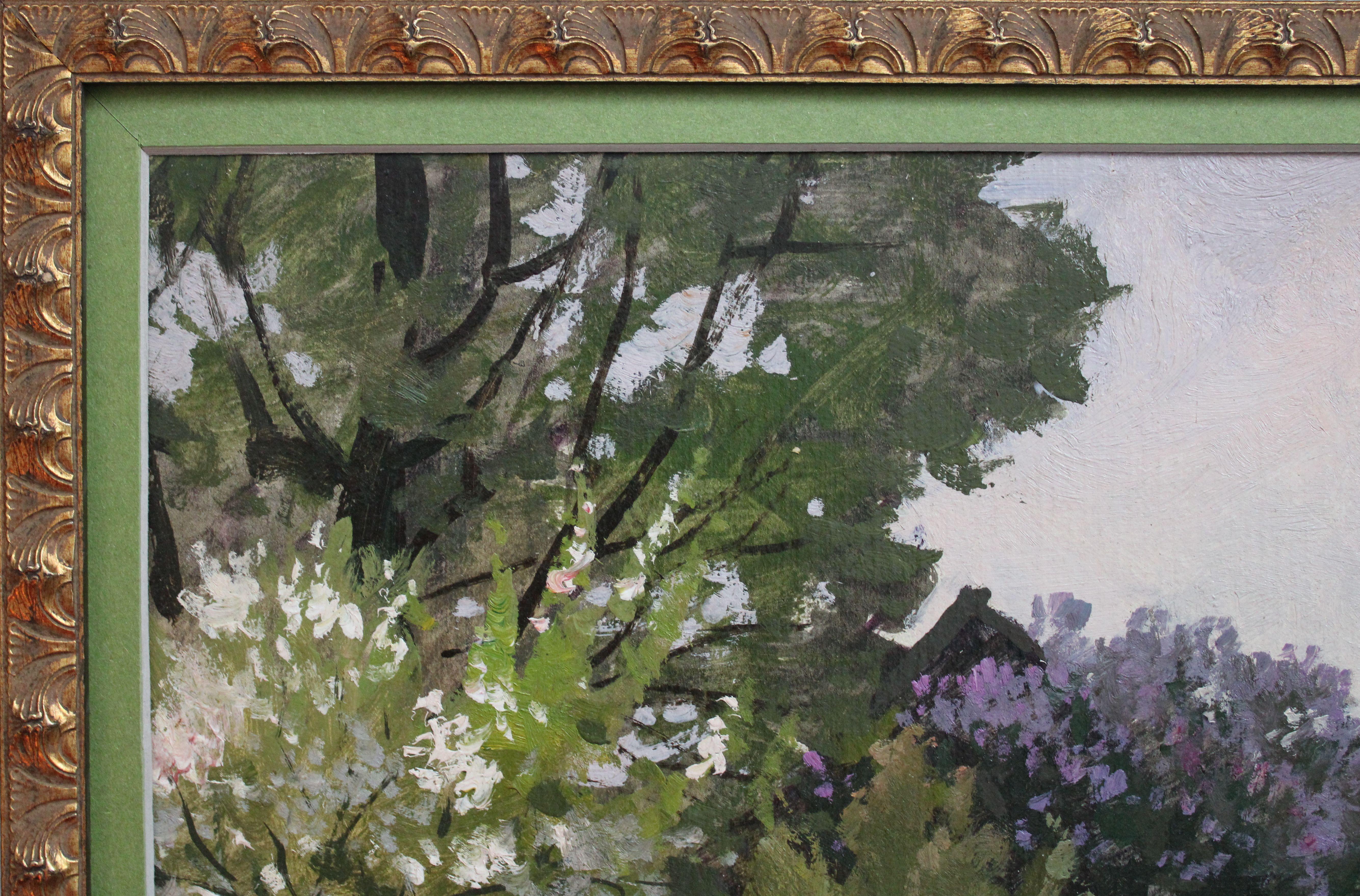 Primavera. Óleo sobre cartón, 40x50 cm en venta 3
