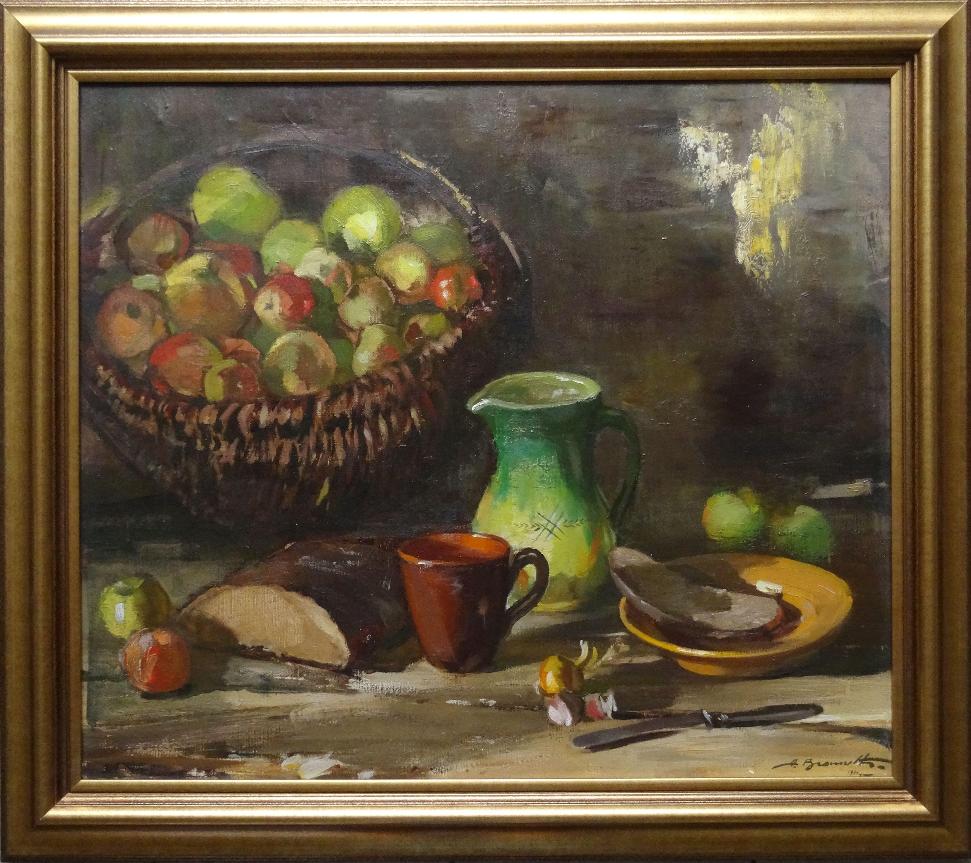 Still life with a green mug. 1976, canvas, oil, 70x81 cm 1