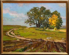 The way home. 1980. oil on cardboard, 40x50 cm