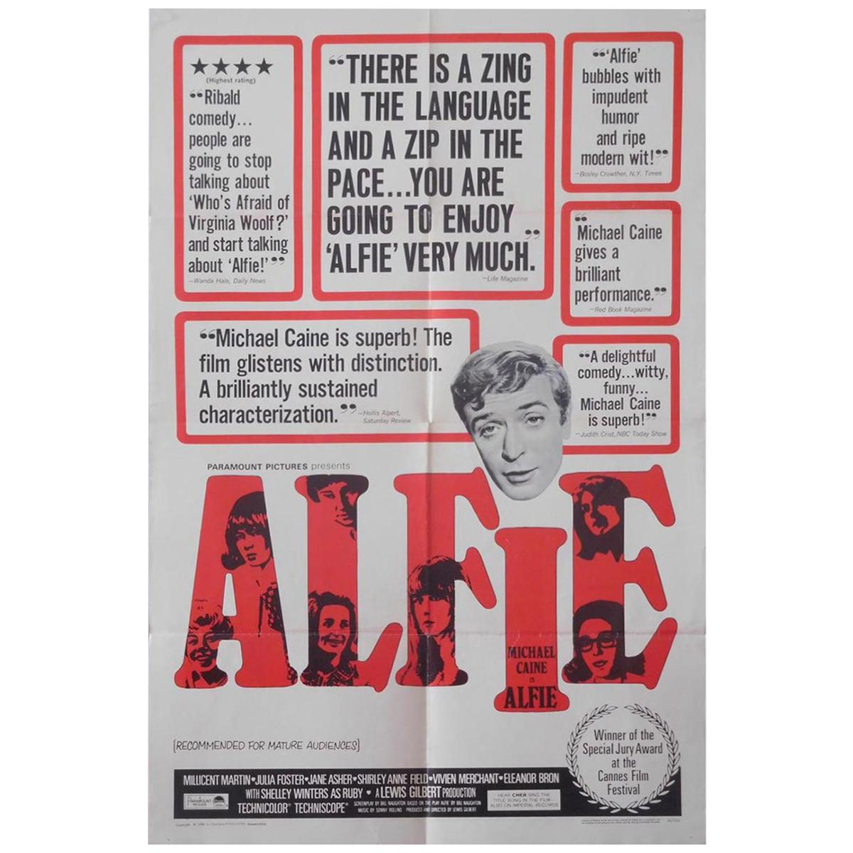 Alfie '1966' Poster For Sale