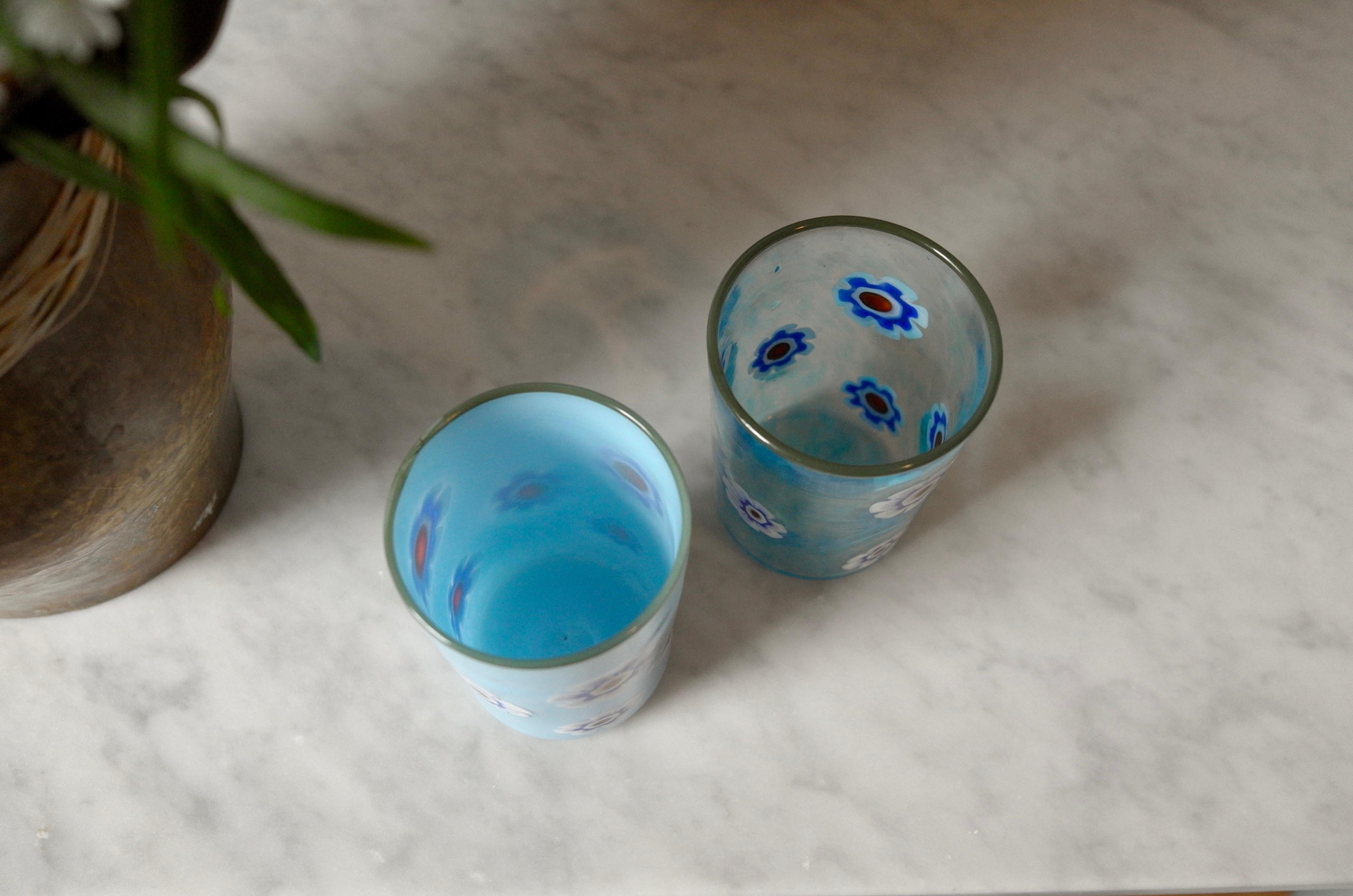 Hand-Crafted Alfie Drinking Glass 'Goto' by el mono home. Hand Blown in Murano. For Sale