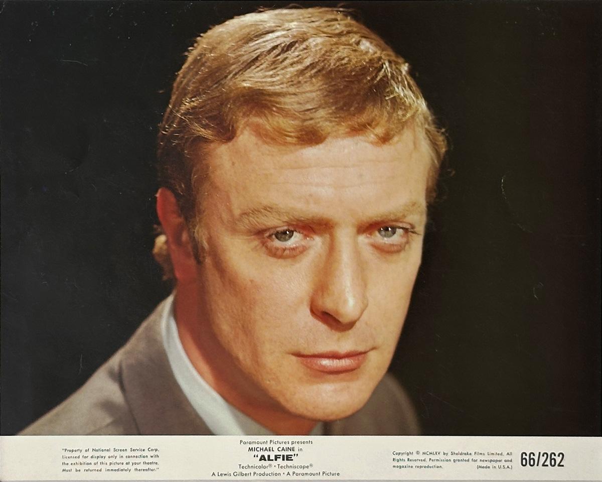 Original Paramount Pictures 8x10 inches Publicity Still for one of Michael Caine's most iconic roles, Alfie (1966).

Publicity (film/production) stills were created to help studios promote their new films. The stills were included with press kits