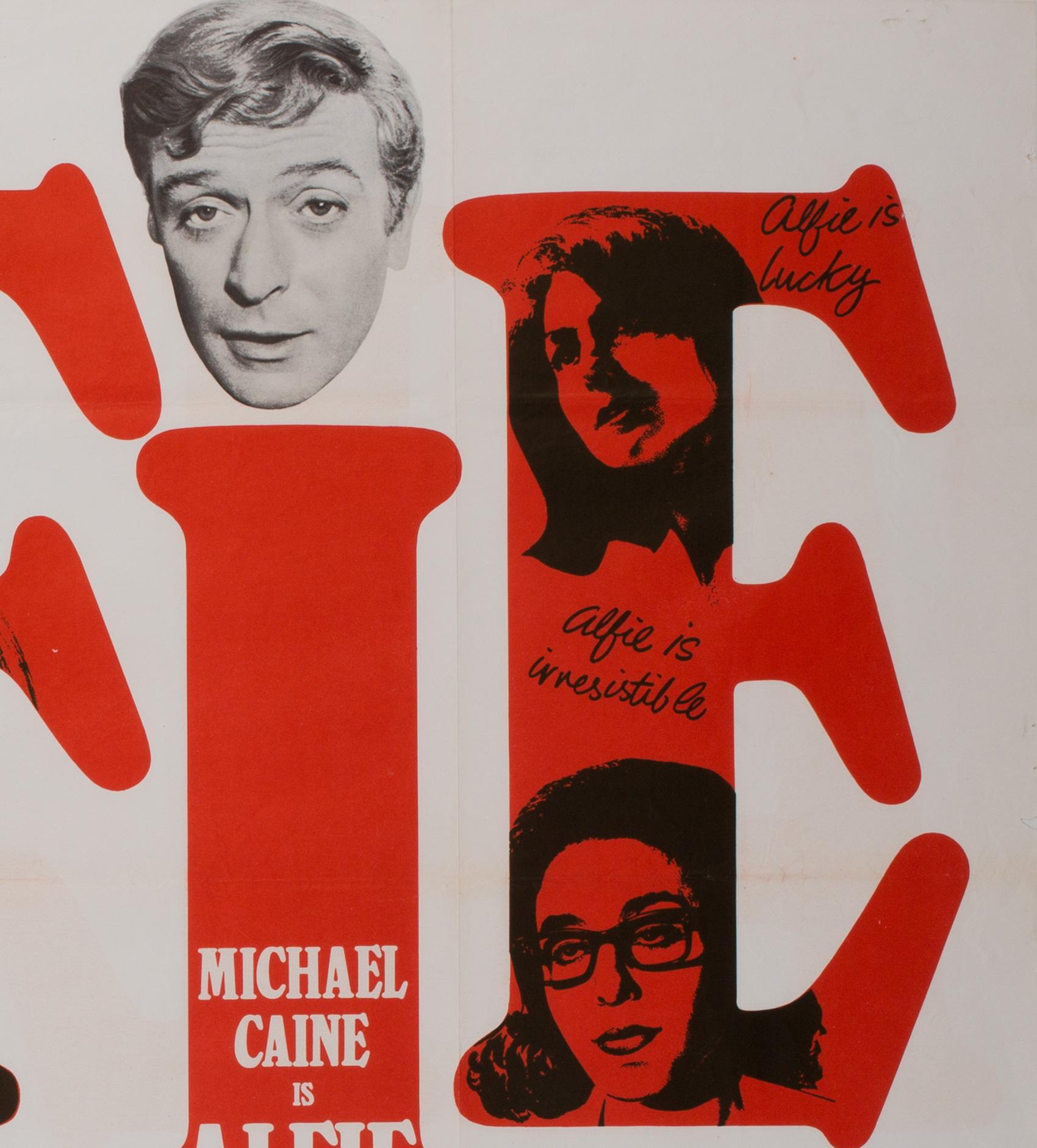 British Alfie UK Quad Film Movie Poster, 1966