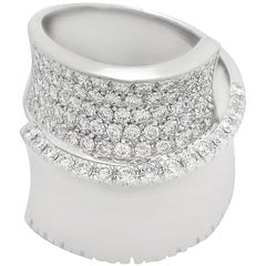 Alfieri & St. John White Gold Diamond Ring 1835 A02-18