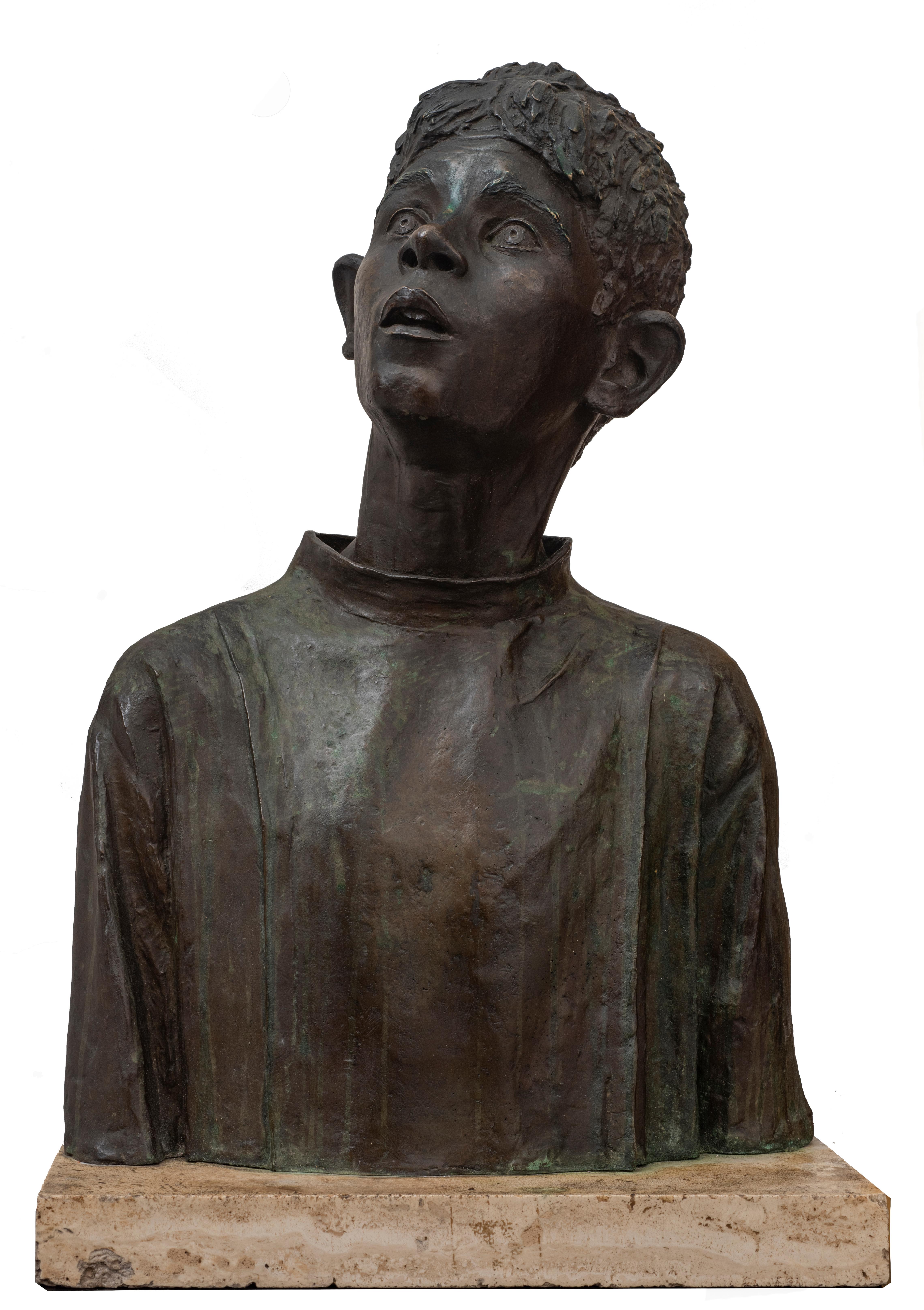 Alfio Castelli Figurative Sculpture - Altar boy