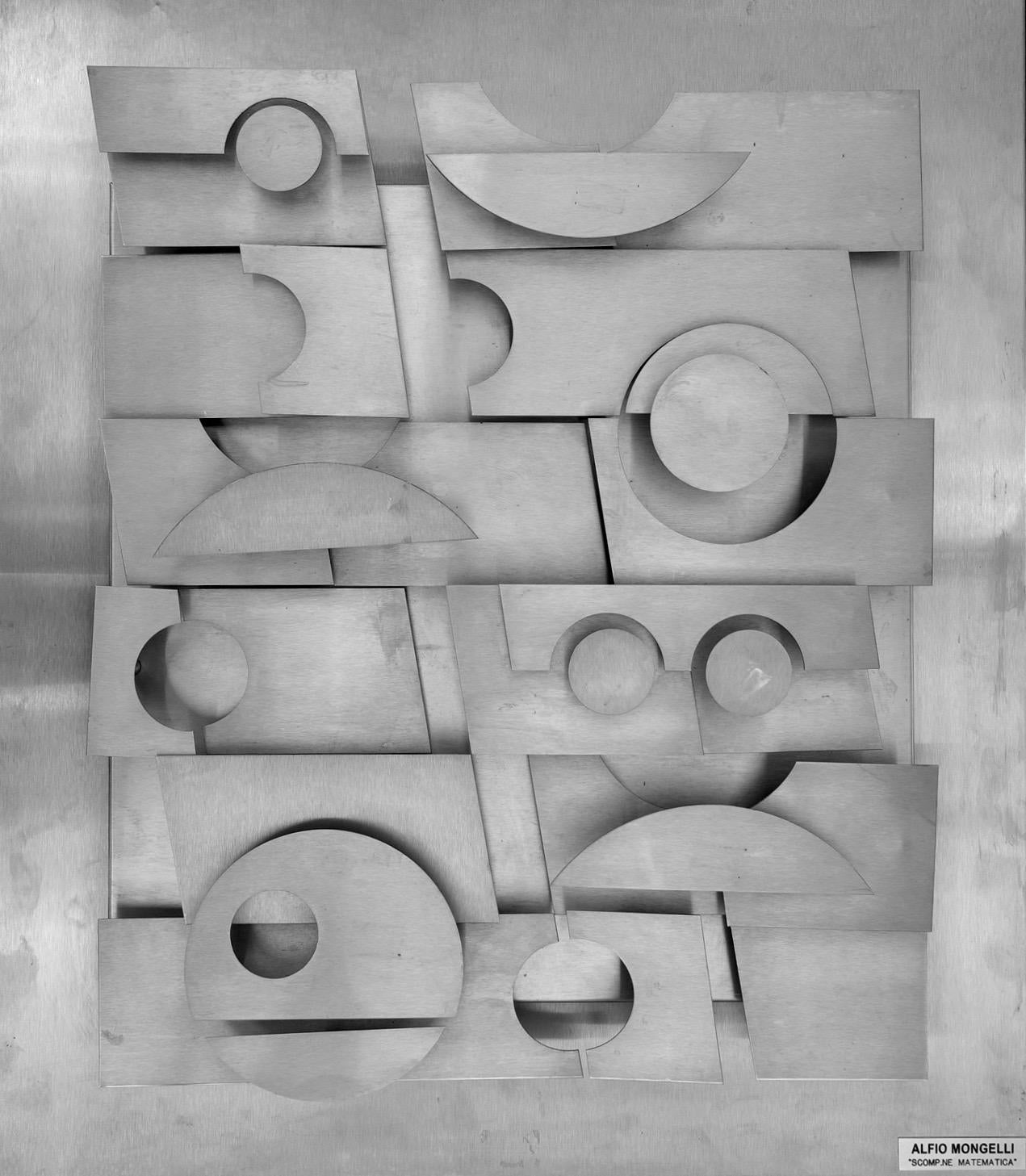 Moderne Alfio Mongelli - « Scomposizione matematica » (Scomposizione mathématique) - ABC, 1980 en vente