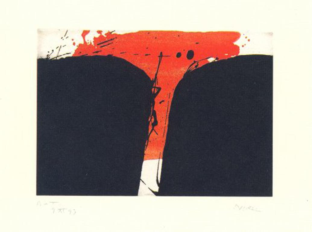 Alfons Borrell Abstract Print - Records De Paisatge-3