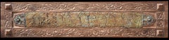 "Disciples I" Mixed Media Wall Sculpture 13" x 59" inch by Alfons Louis